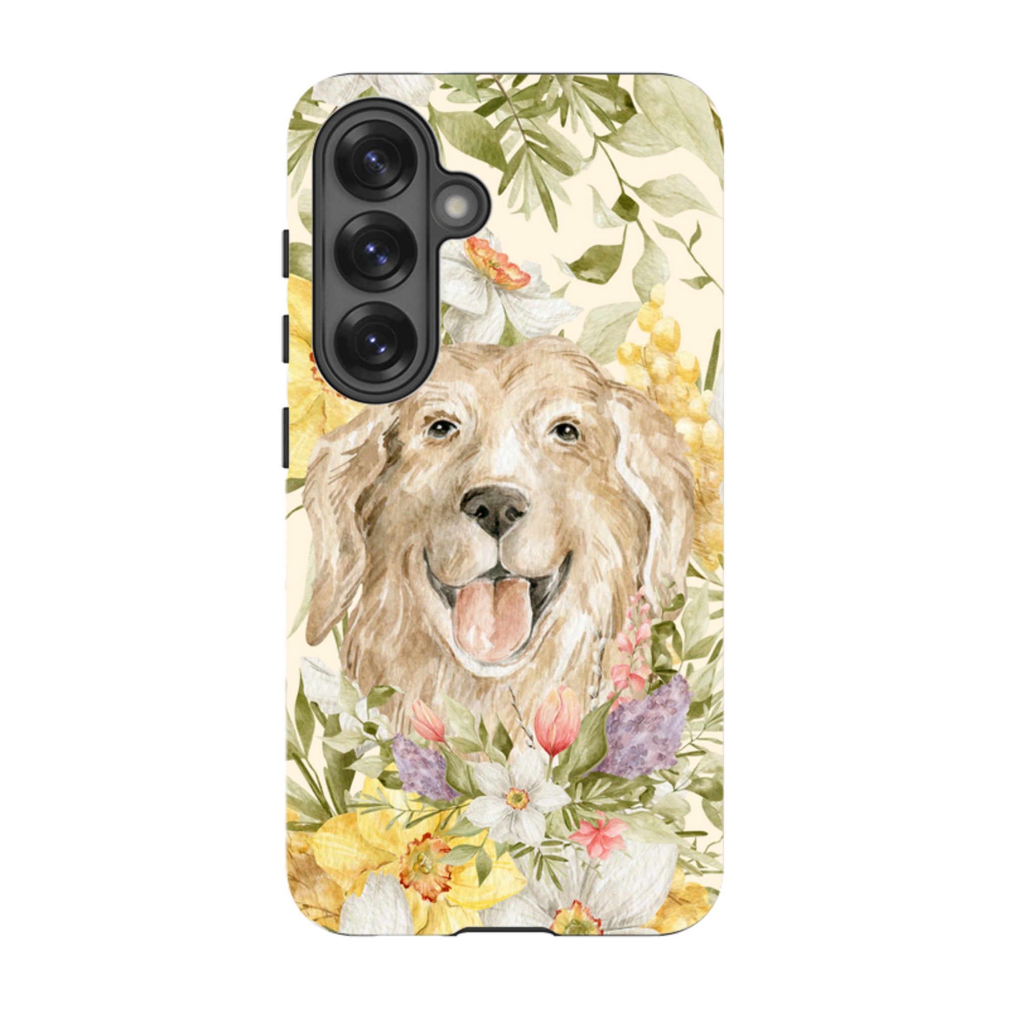 Samsung Tough Case - Floral Dog