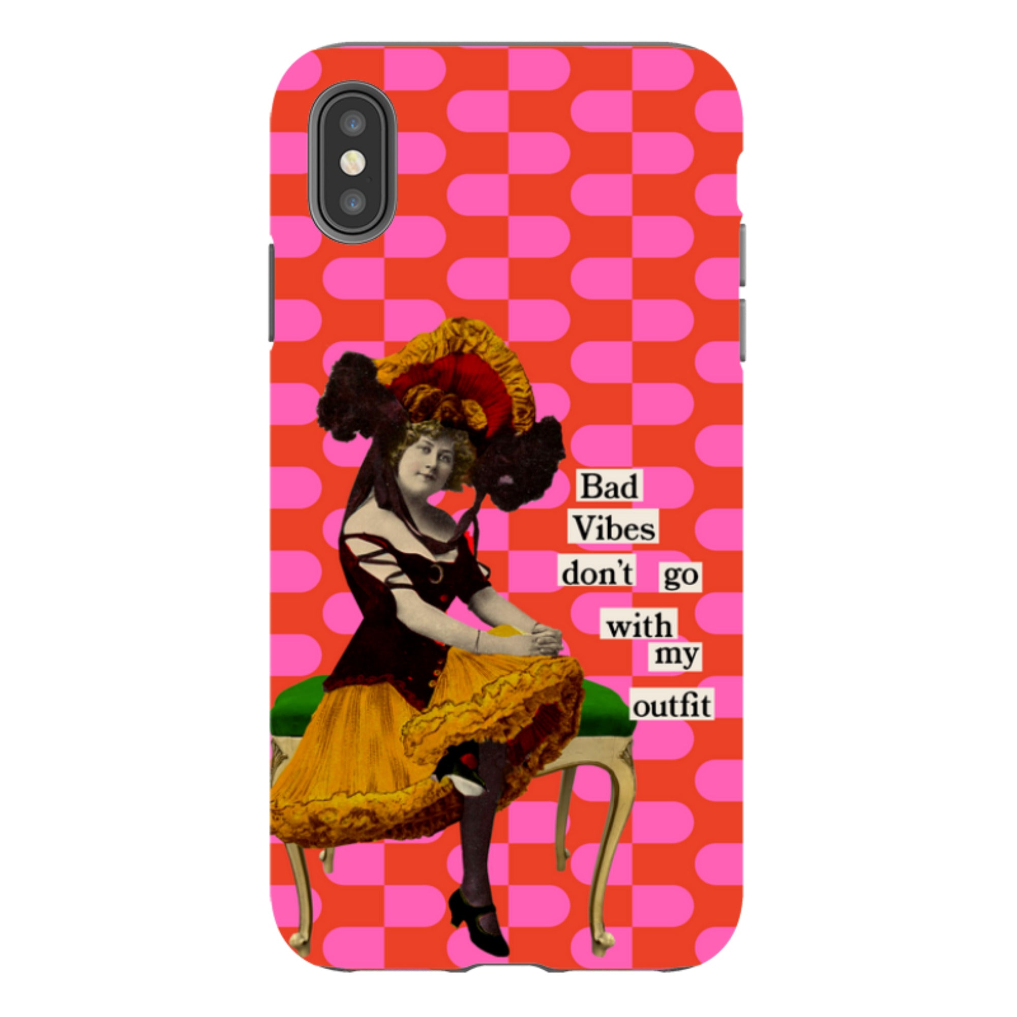 iPhone Tough Case - Bad Vibes By Clare Jordan