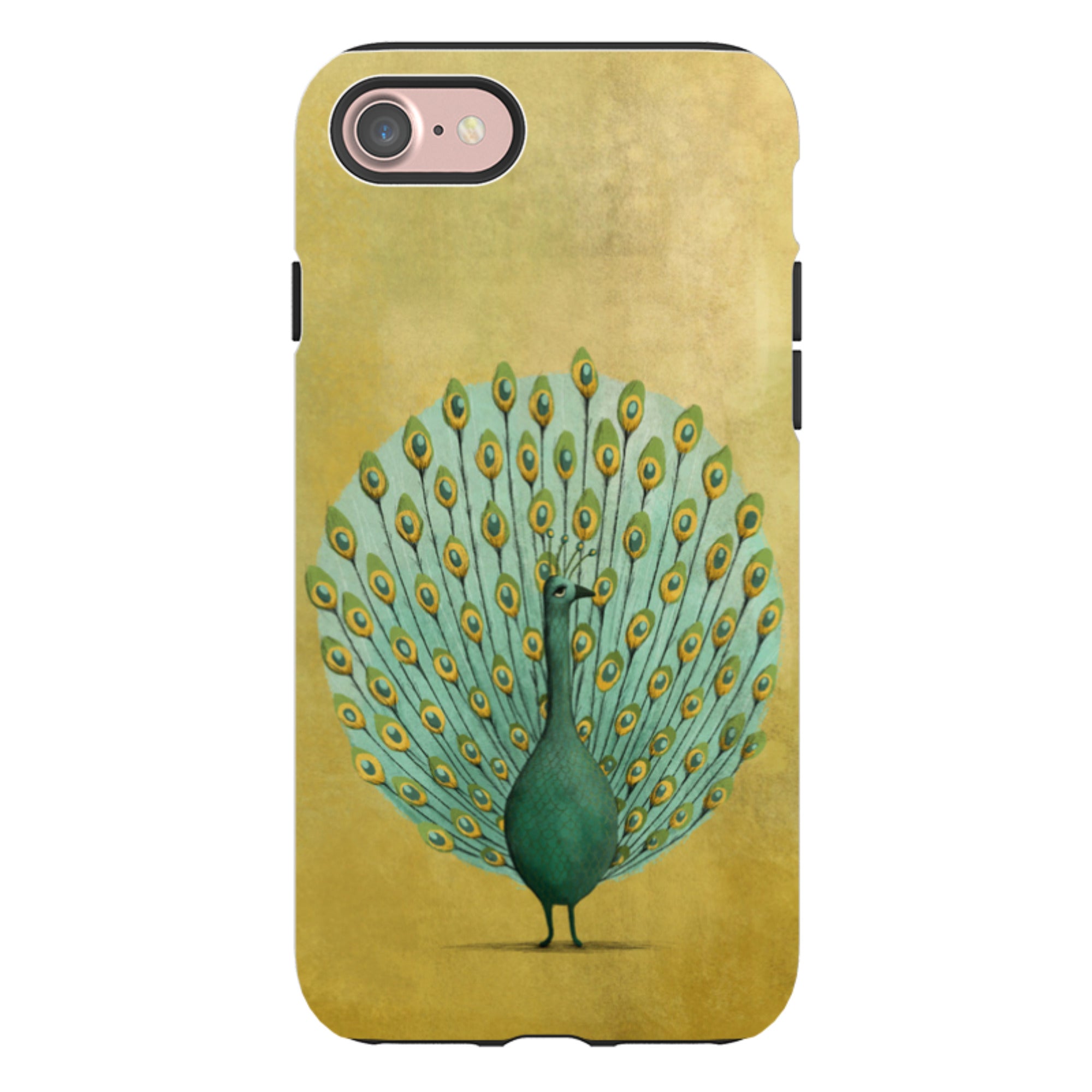 iPhone Tough Case - Peacock By Maja Lindberg