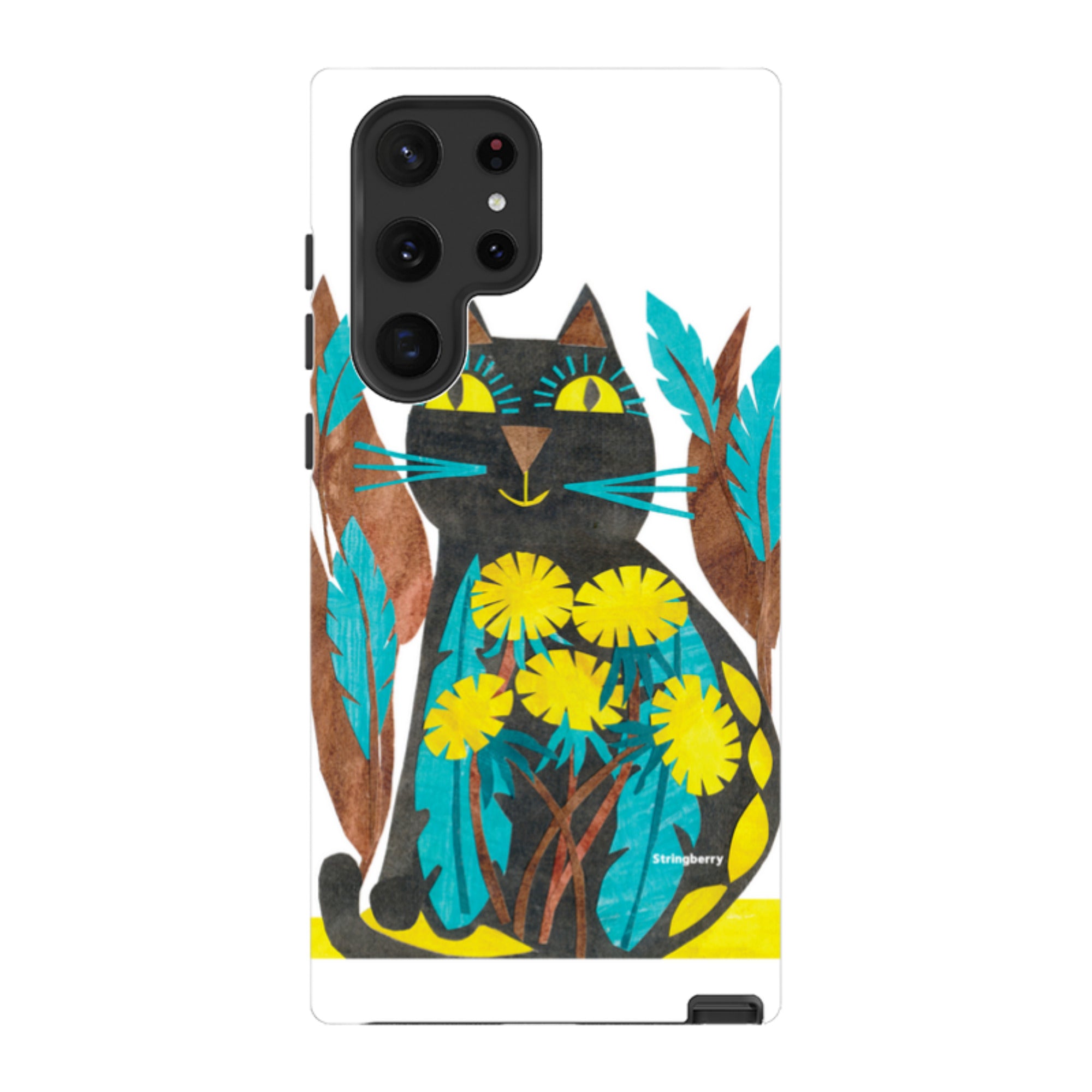 Samsung Tough Case - Folk Cat By Tracey English