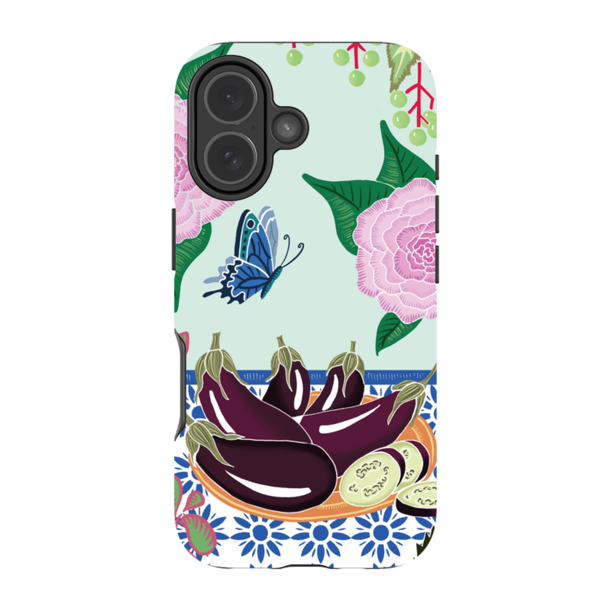 iPhone Tough Case - Aubergines By Kate Heiss