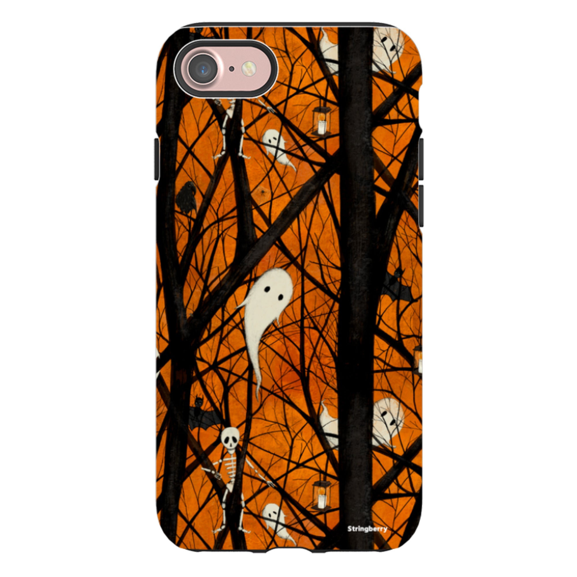 iPhone Tough Case - Halloween Pattern By Maja Lindberg