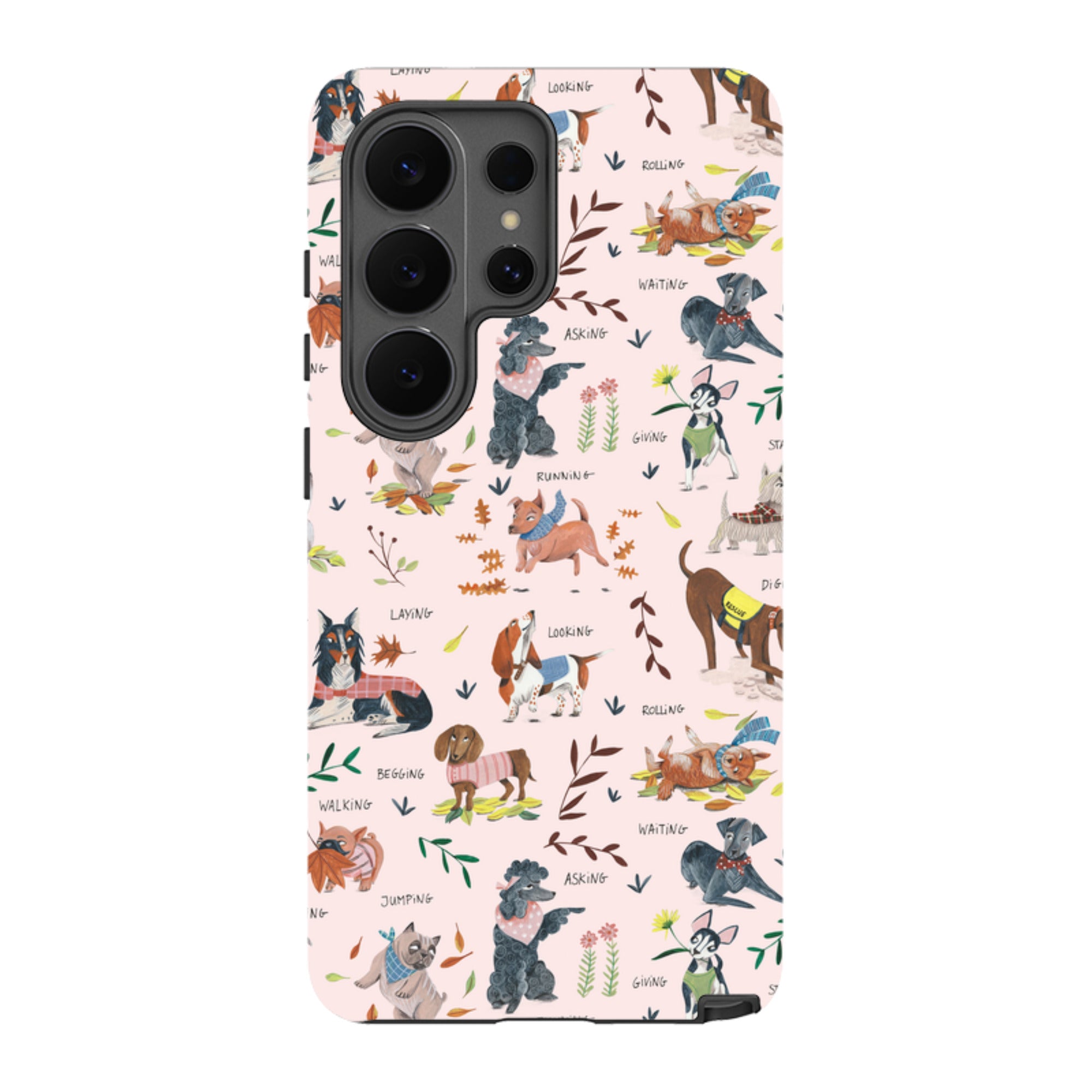Samsung Tough Case - Dog Pattern By Caroline Bonne Muller