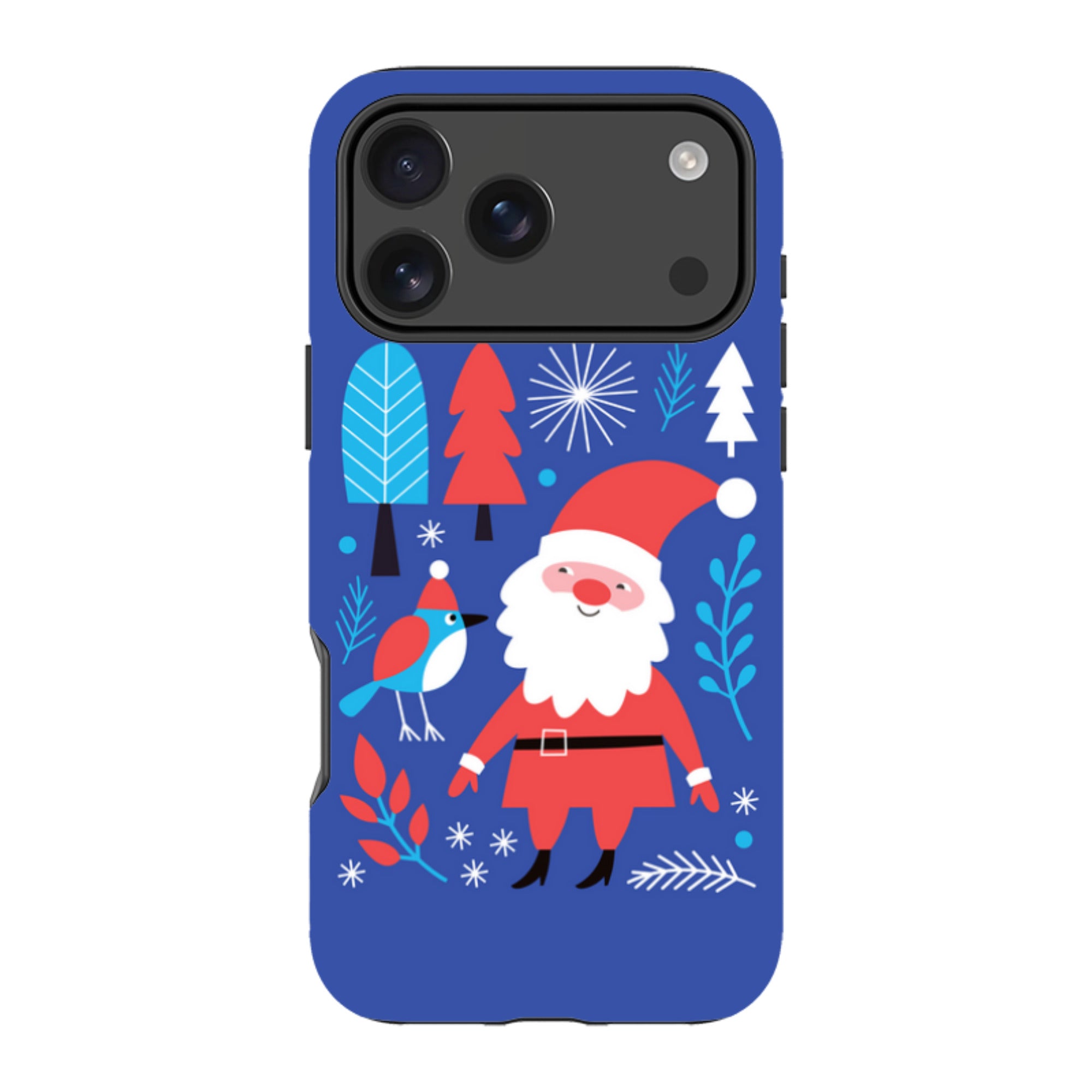 iPhone Tough Case - Santa And Bird