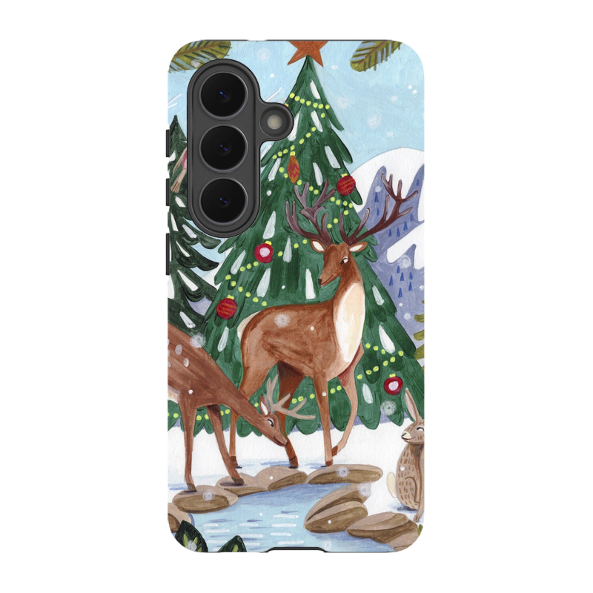 Samsung Tough Case - Winter Forest By Caroline Bonne Muller