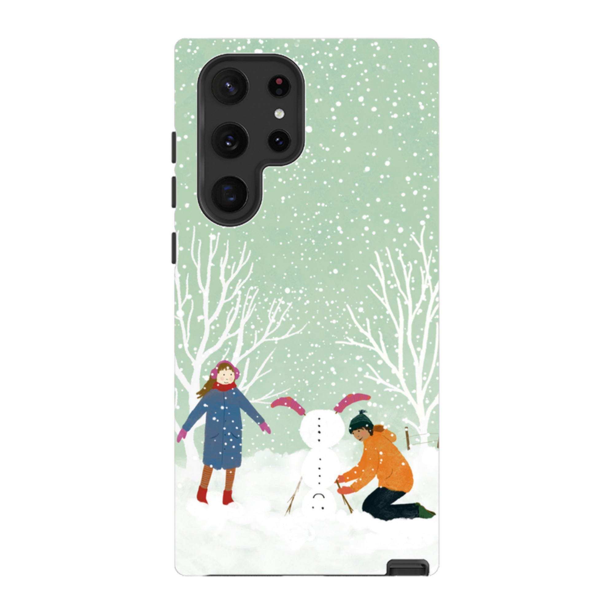 Samsung Tough Case - Snowball Building By Katherine Quinn