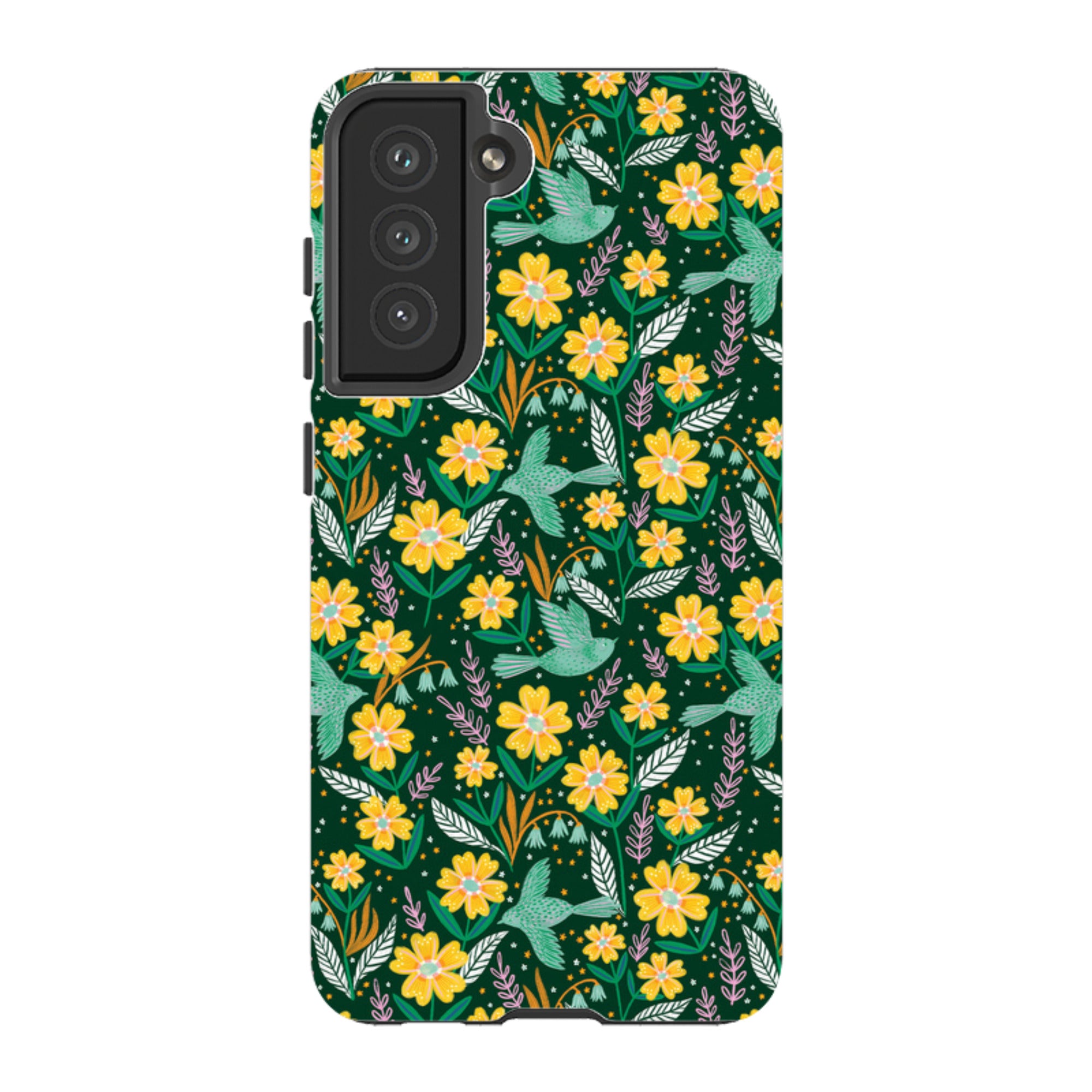Samsung Tough Case - Sweet Birds Green By Lee Foster Wilson