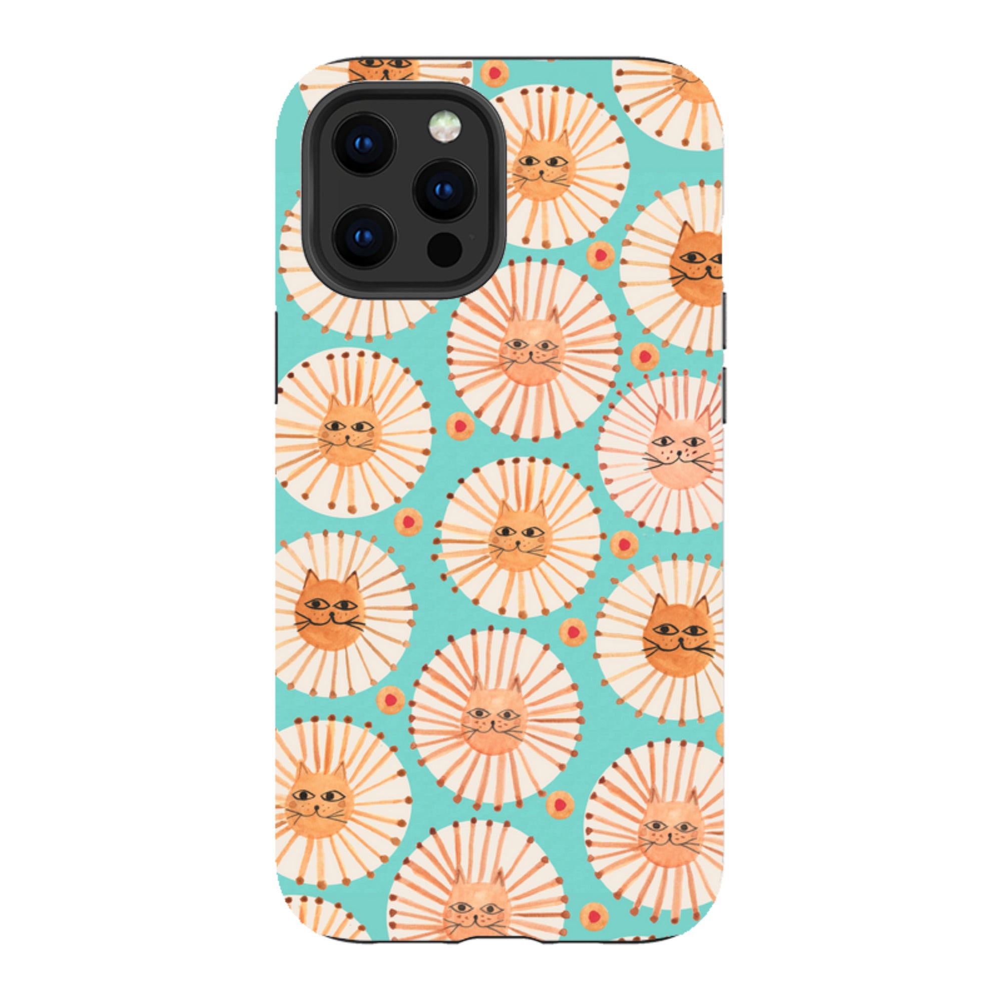 iPhone Tough Case - Wild Cats By Gabriela Larios