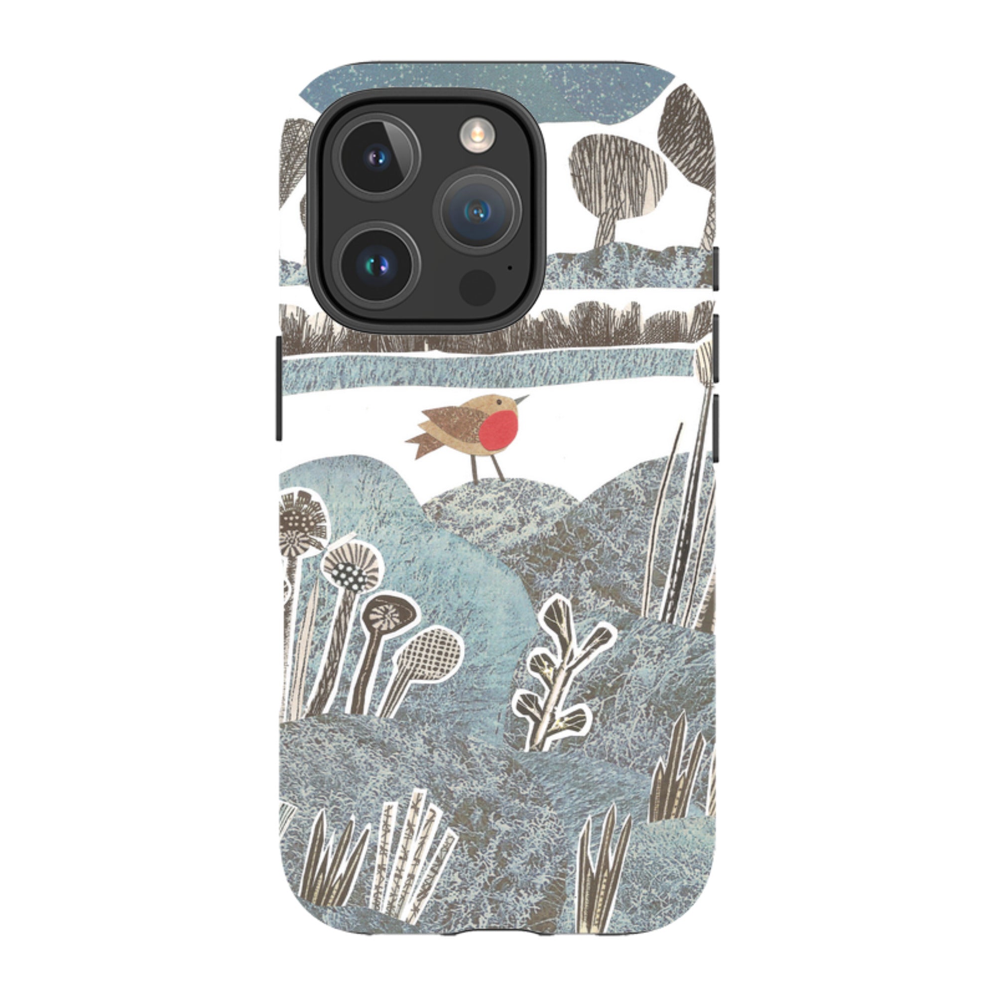 iPhone Tough Case - Frost Robin By Jane Robbins