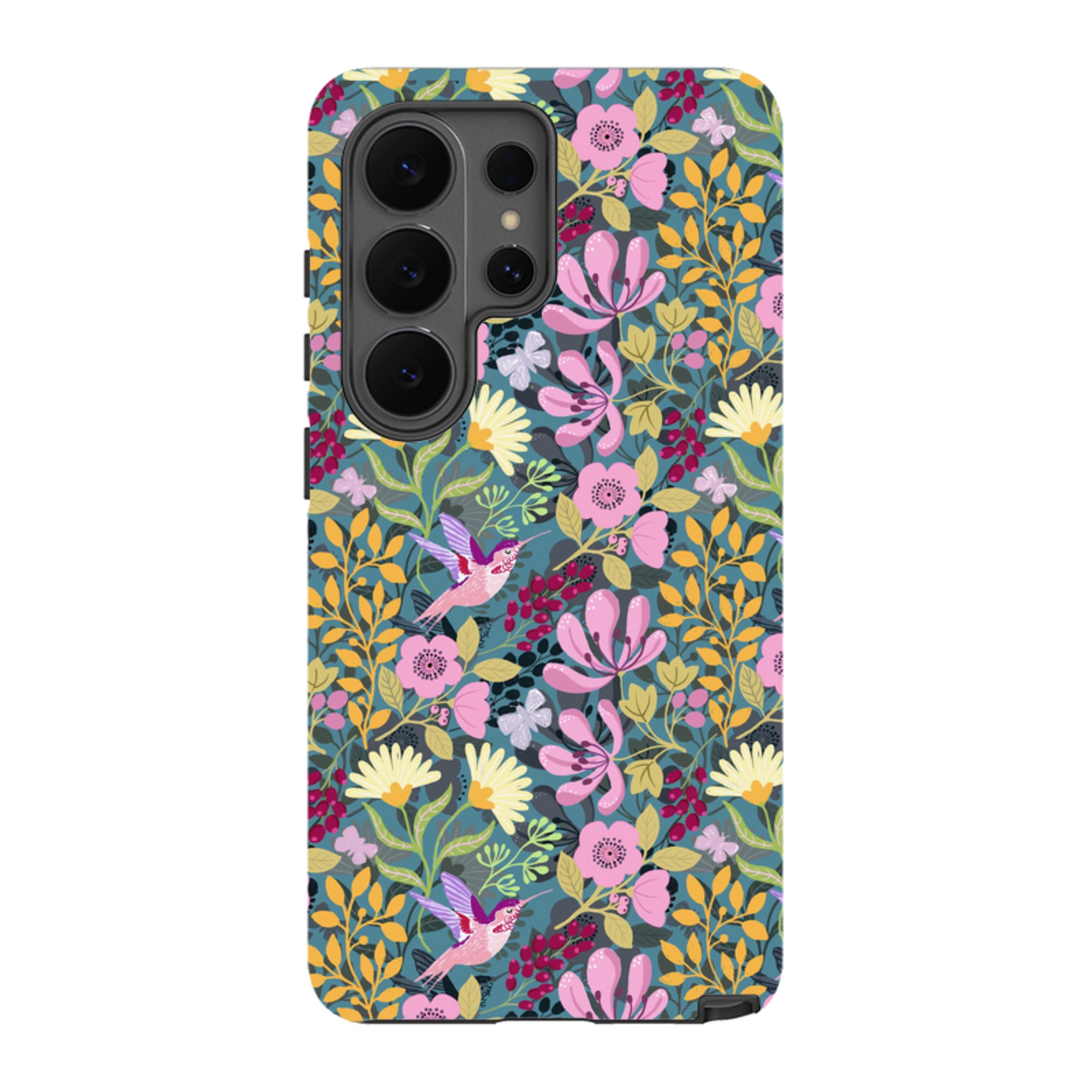 Samsung Tough Case - Hummingbird Pattern By Bex Parkin