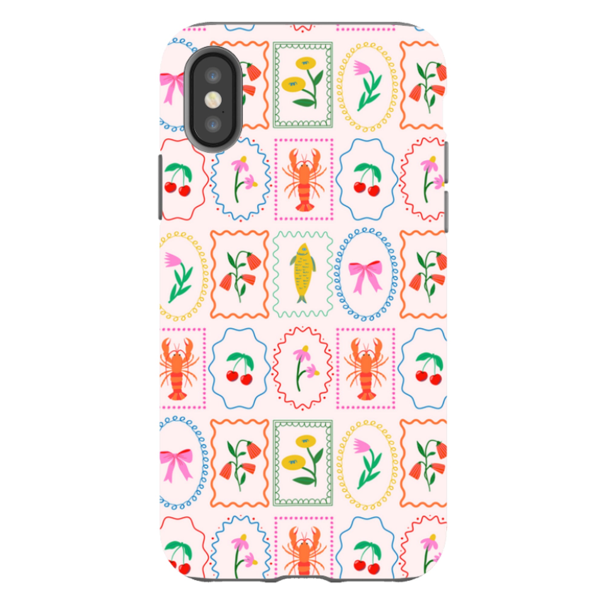 iPhone Tough Case - Chic Stamps