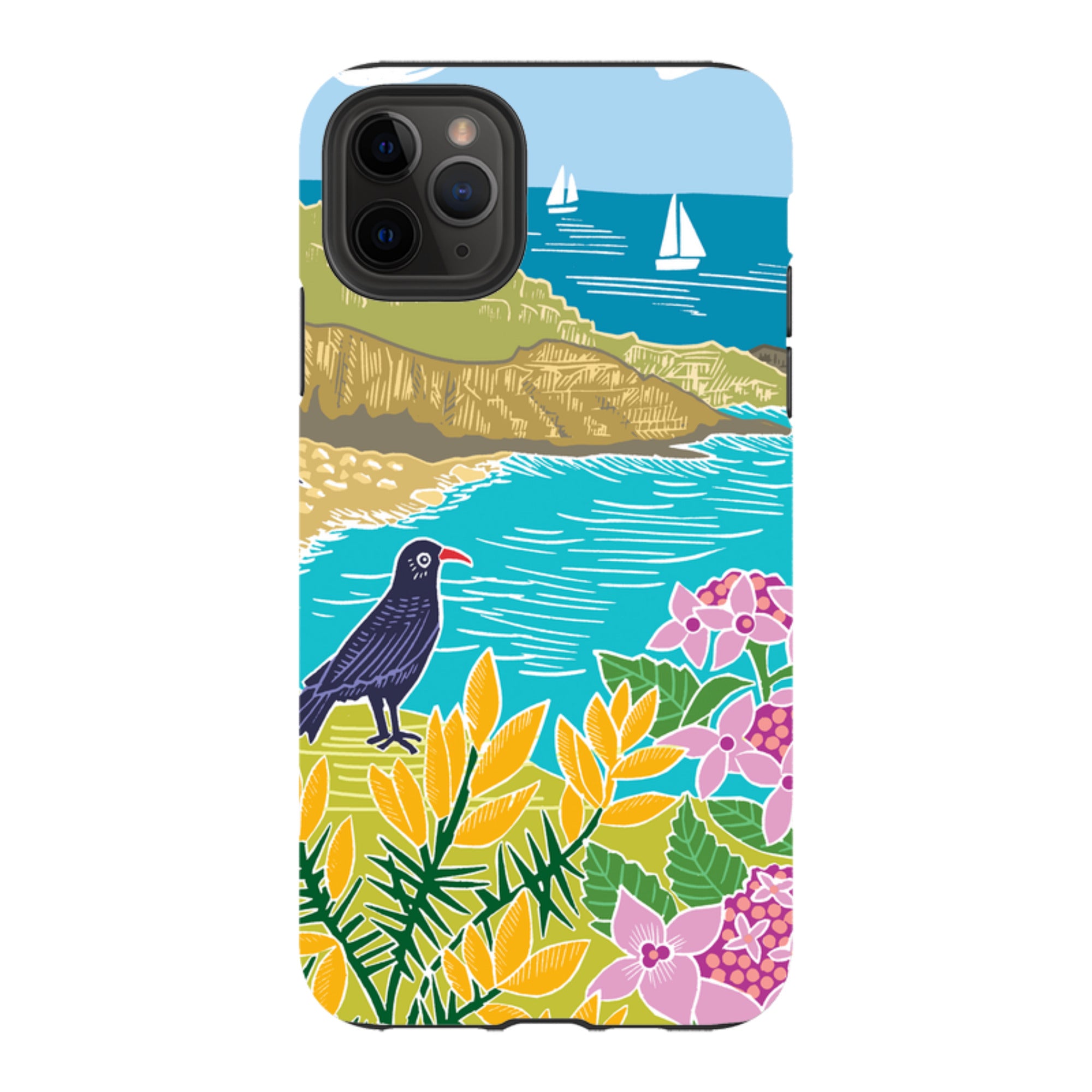 iPhone Tough Case - Porthgwarra Walk By Kate Heiss