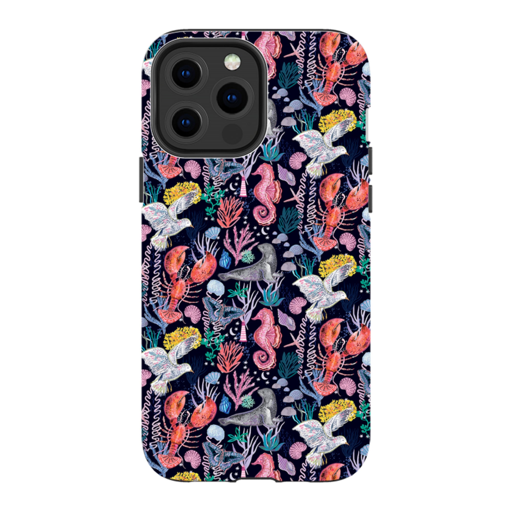 iPhone Case - Coastline Pattern-A By Emma Frances Grant