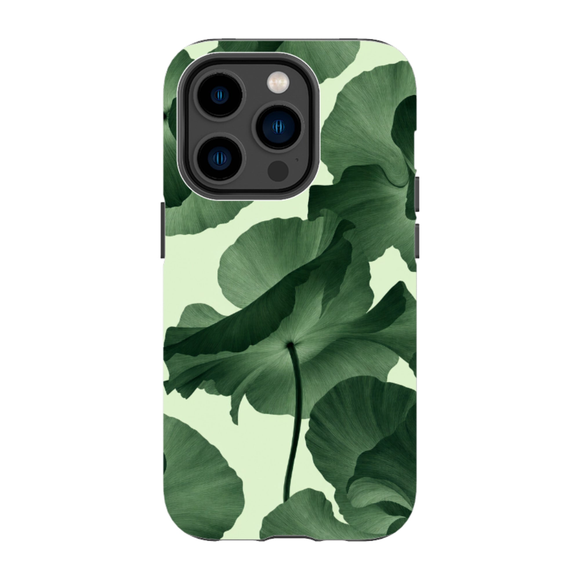 iPhone Tough Case - Sage Green Poppy