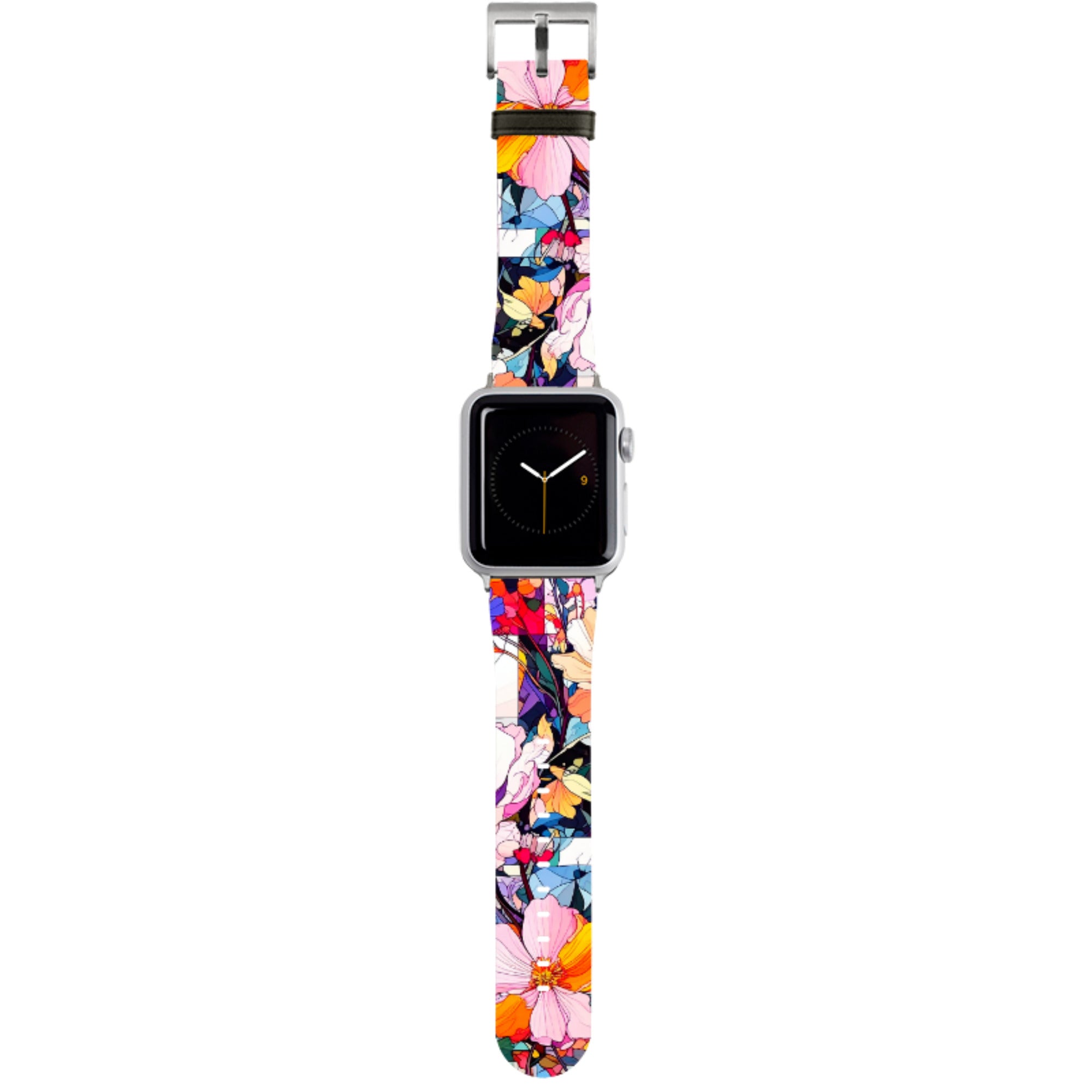 Block Floral Apple Watch Strap