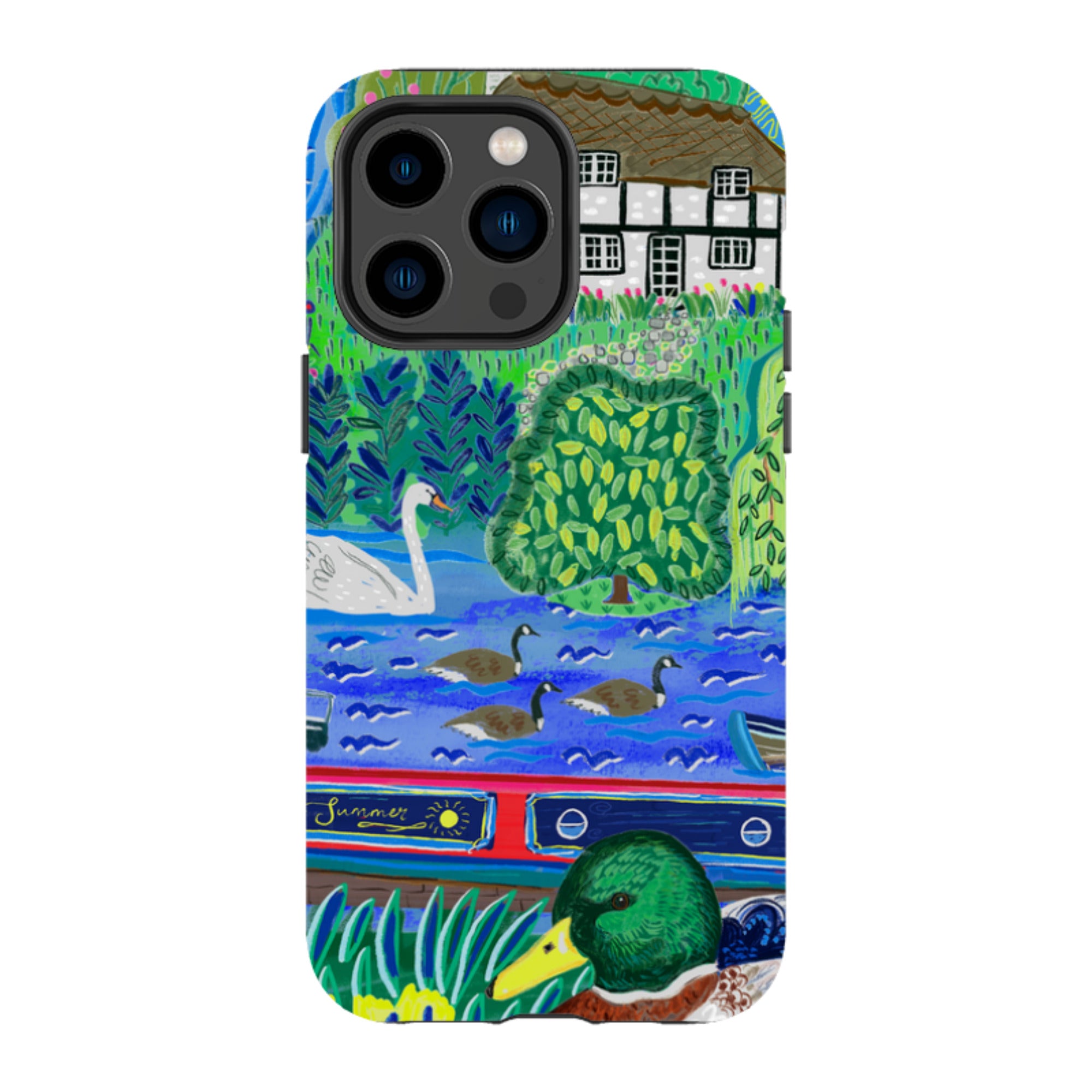 iPhone Tough Case - Canalside By Emma Frances Grant