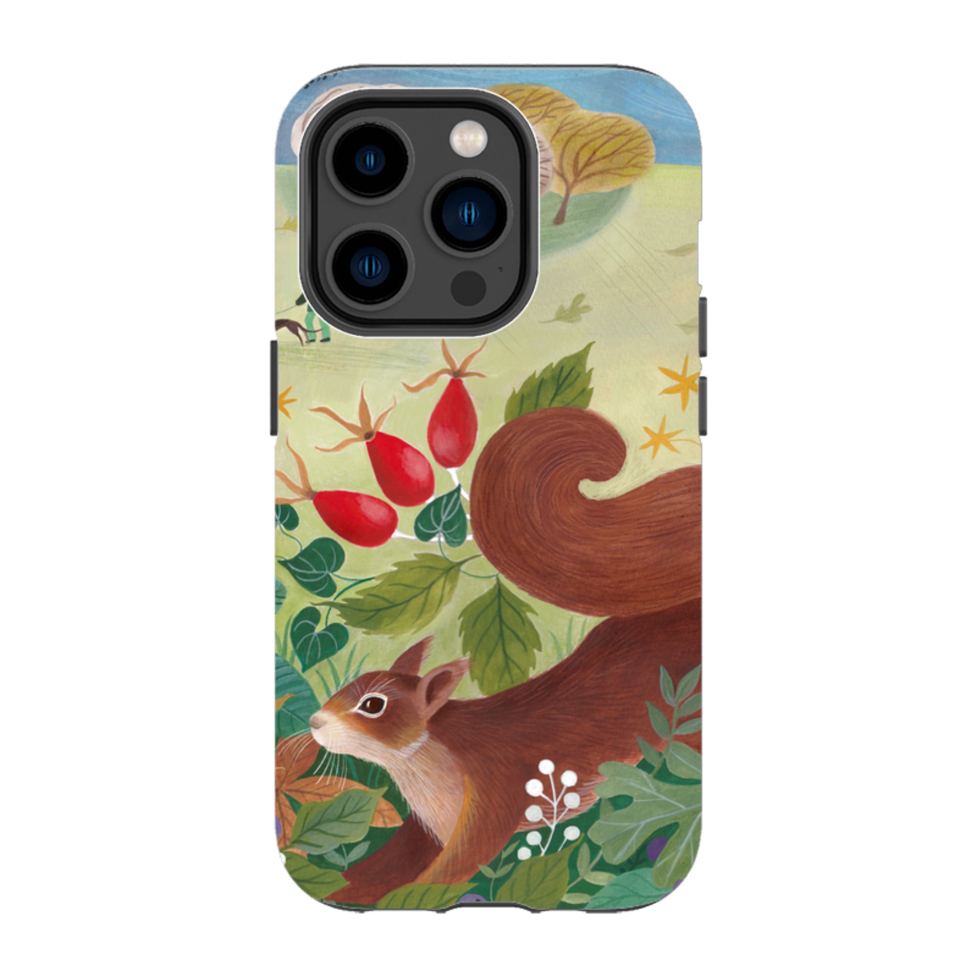 iPhone Tough Case - Autumn Squirrel By Bex Parkin