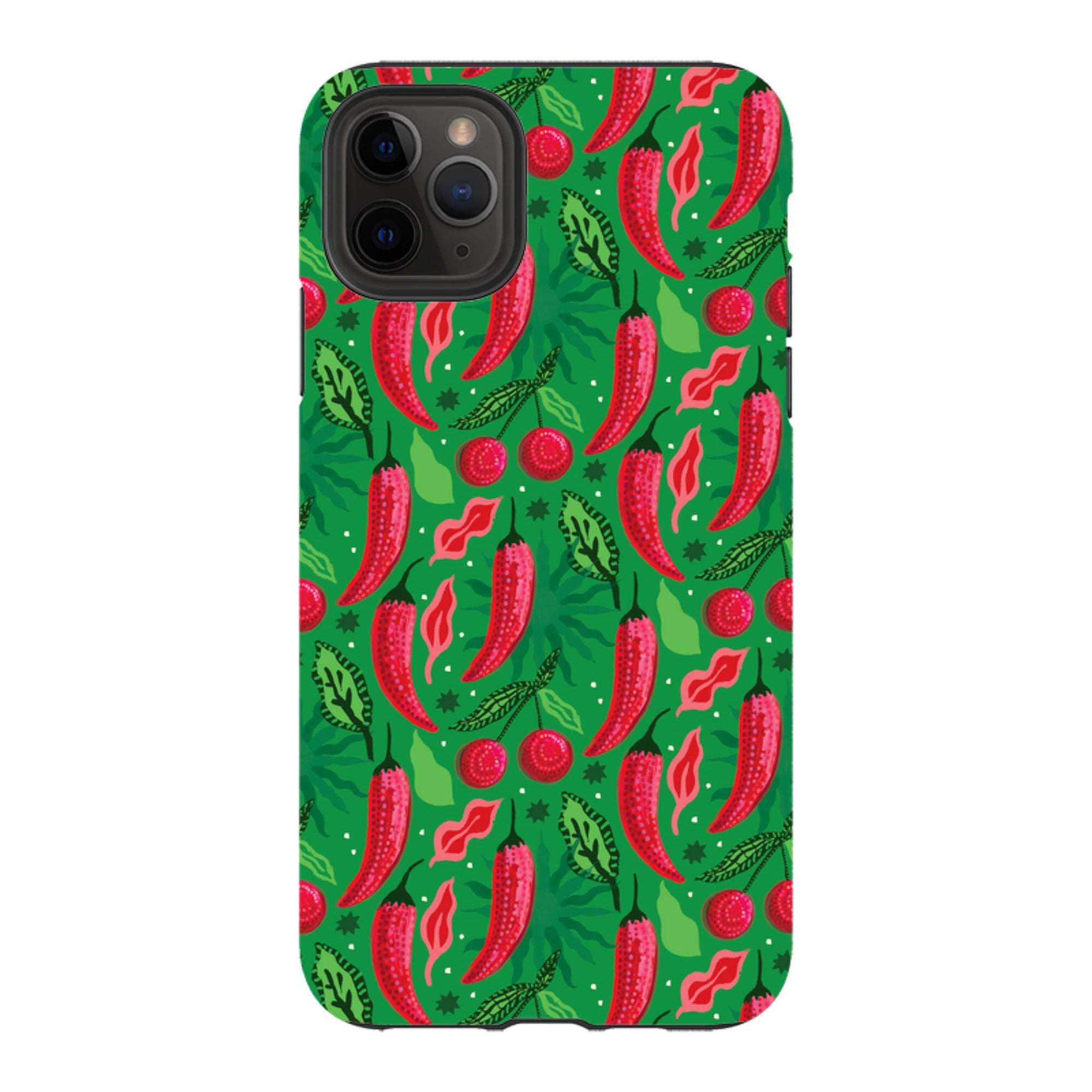 iPhone Tough Case - Chilli Cherry By Emma Frances Grant