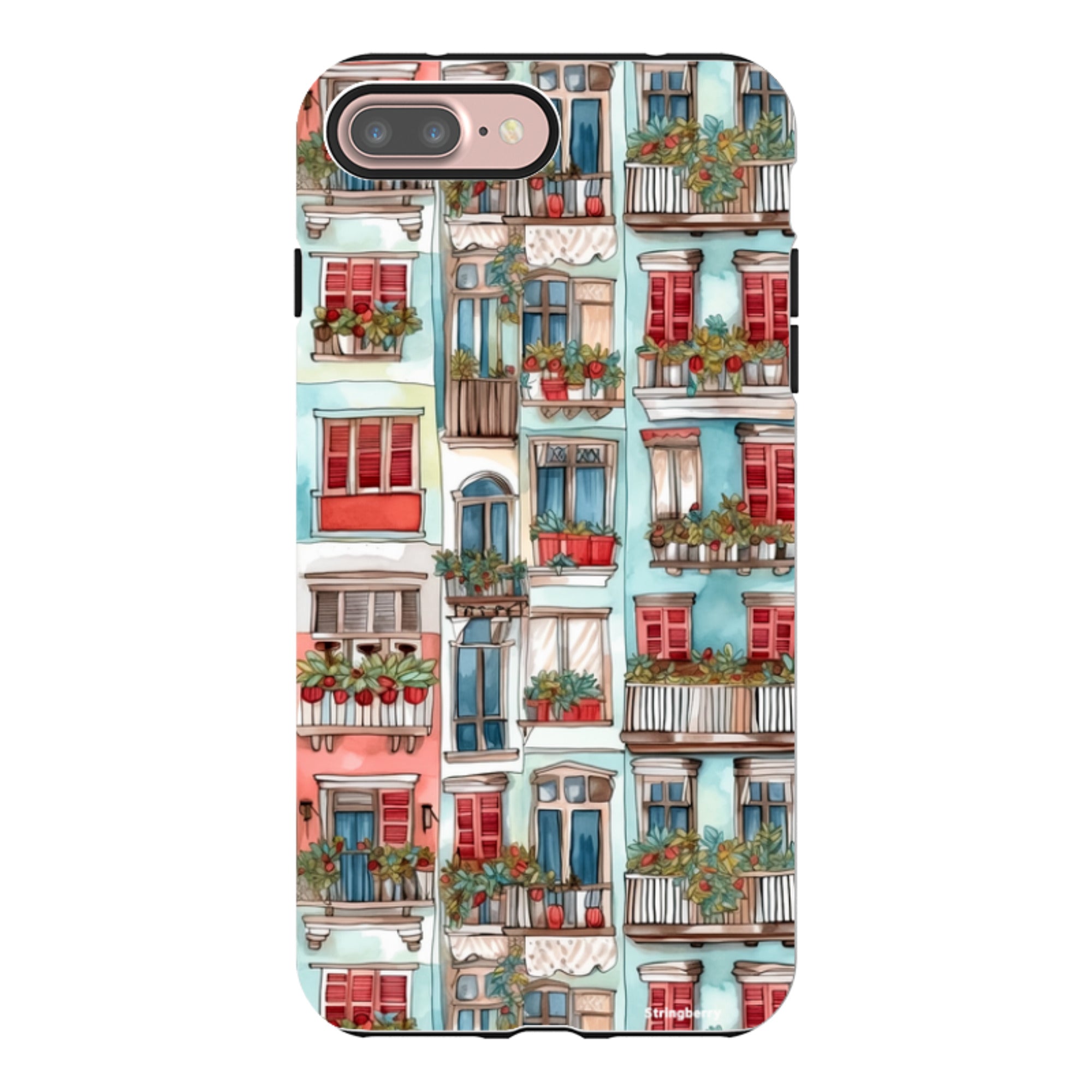 iPhone Tough Case - Floral Balcony