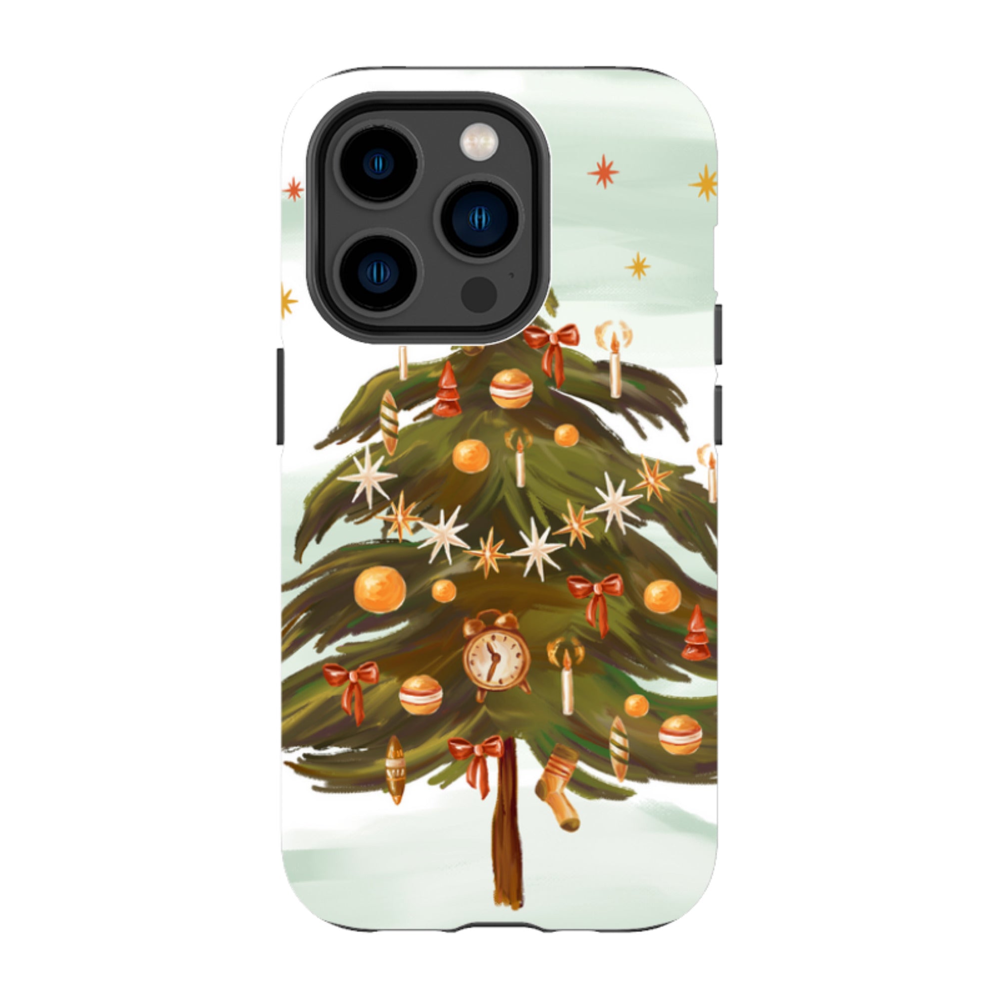 iPhone Tough Case - Outdoor Xmas Tree