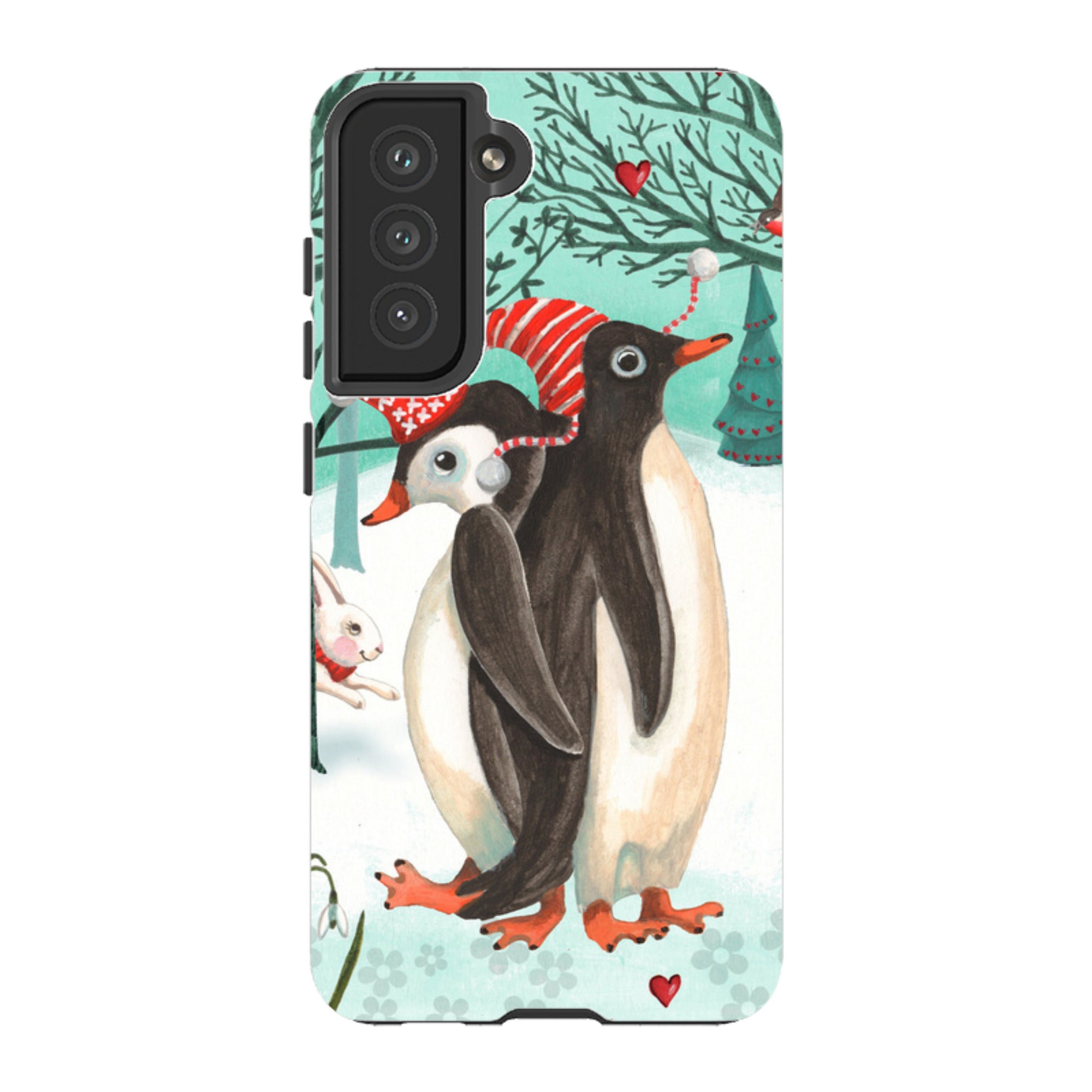 Samsung Tough Case - Winter Together By Caroline Bonne Muller