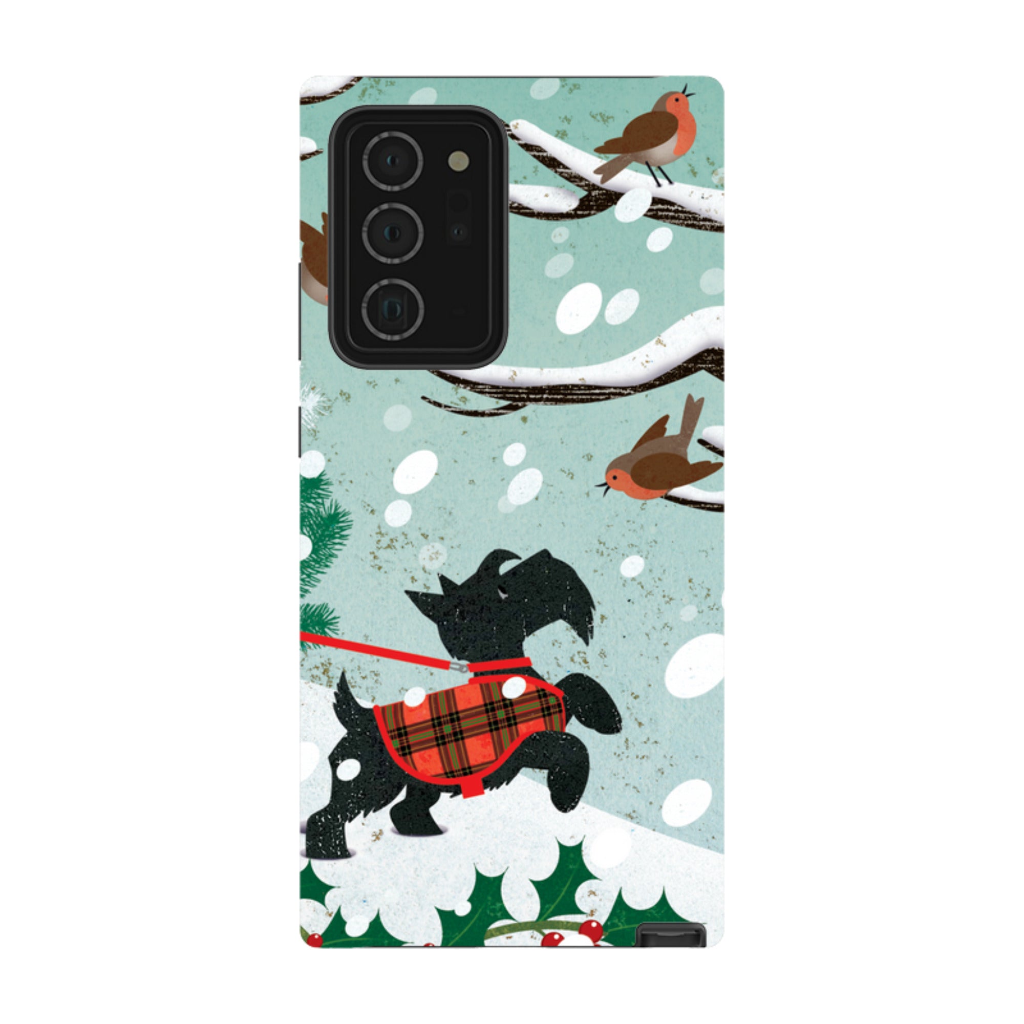 Samsung Tough Case - Scottie in Snow By Liane Payne