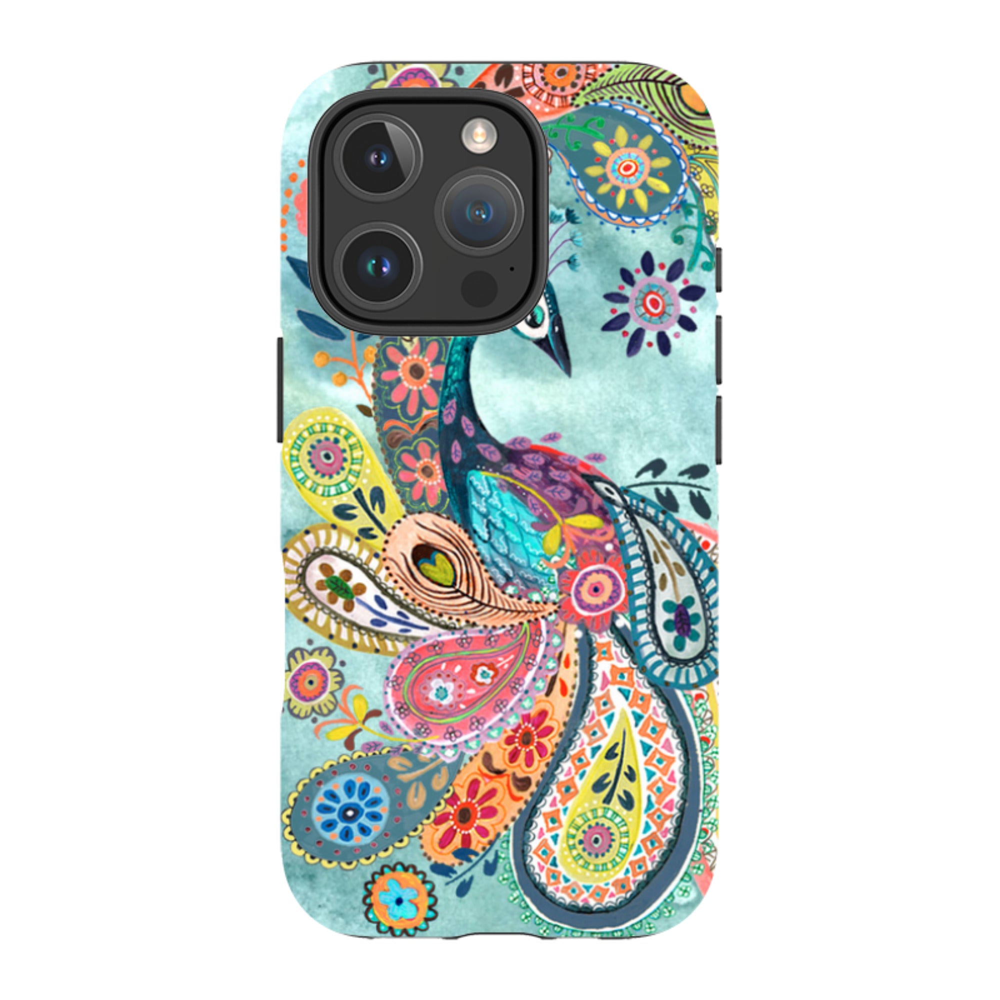 iPhone Tough Case - Peacock Dreams By Caroline Bonne Muller