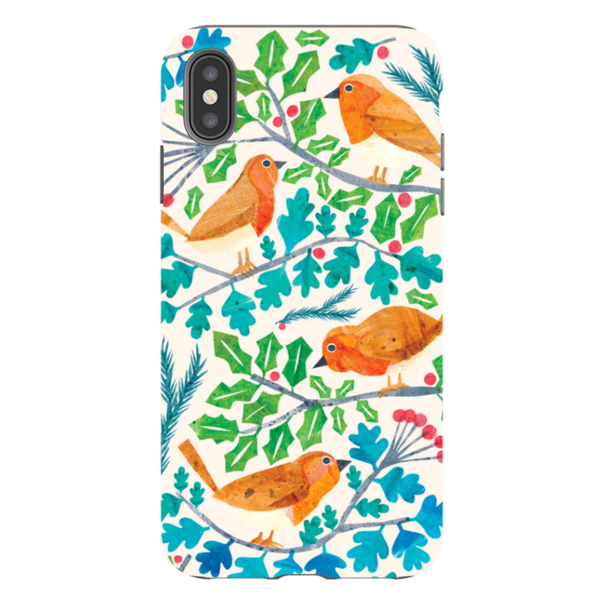 iPhone Tough Case - Robins By Tracey English