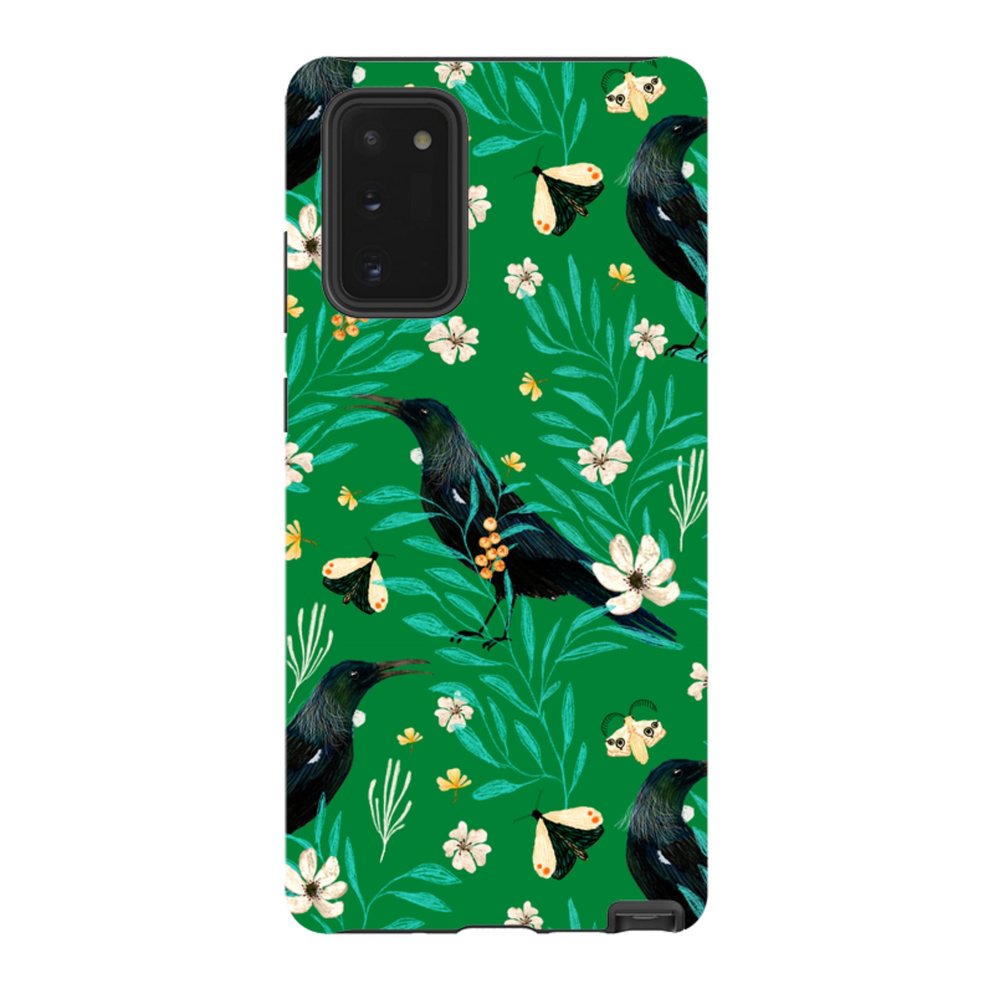 Samsung Tough Case - Tui Green By Katherine Quinn