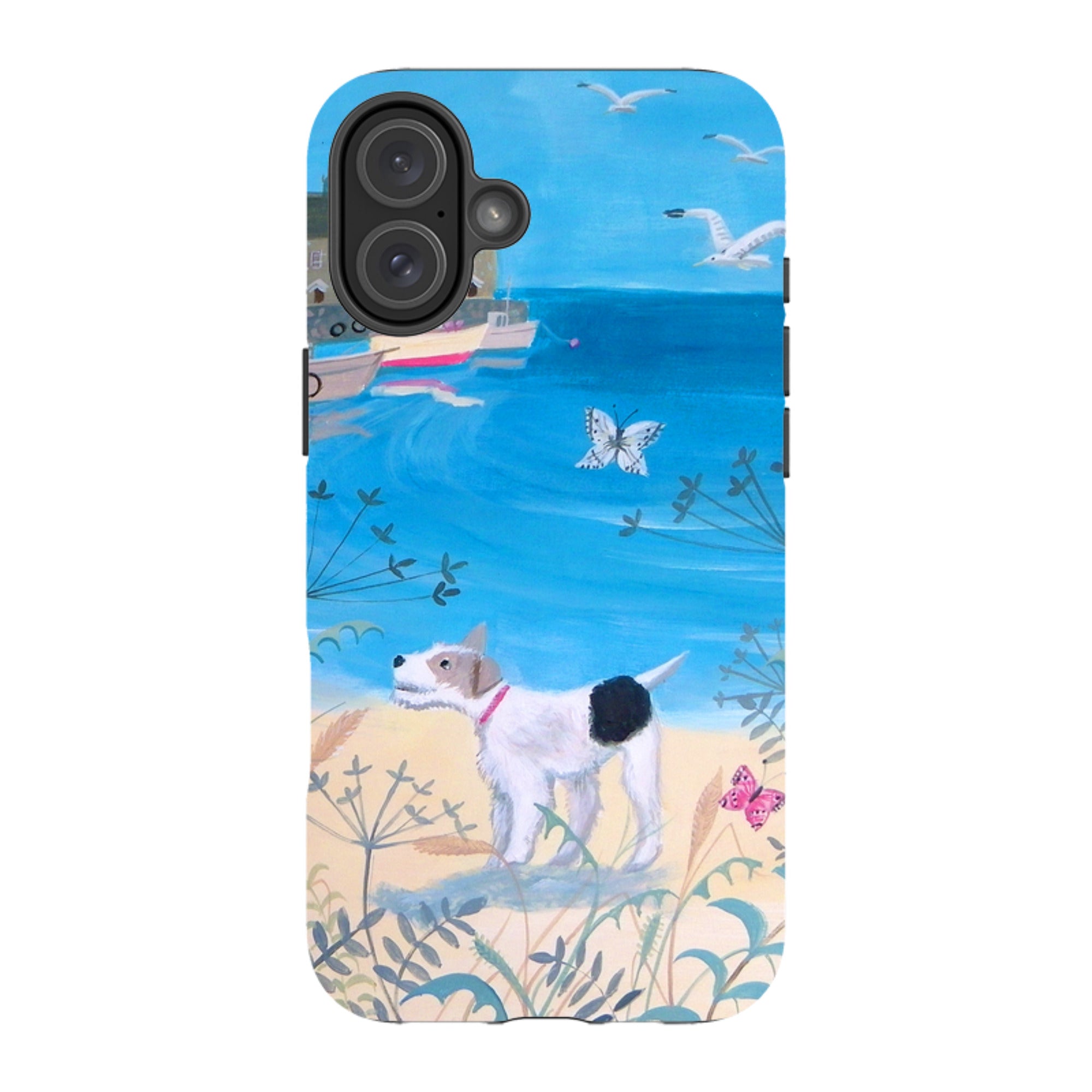 iPhone Tough Case - Seaside Dog By Mary Stubberfield