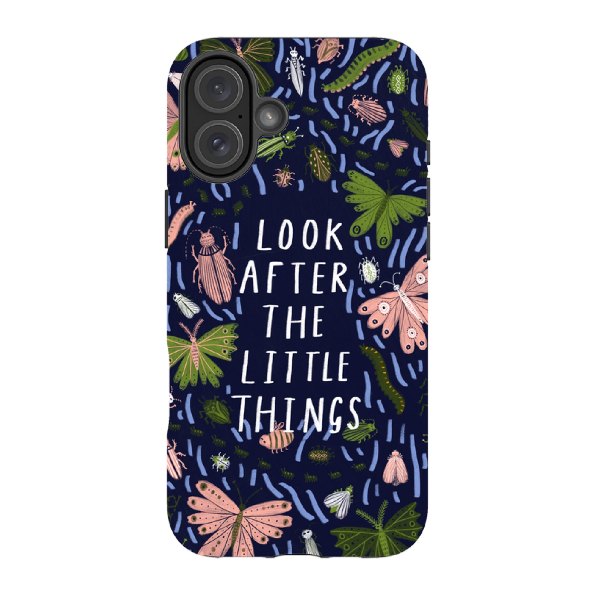 iPhone Tough Case - Little Things Blue By Lee Foster Wilson