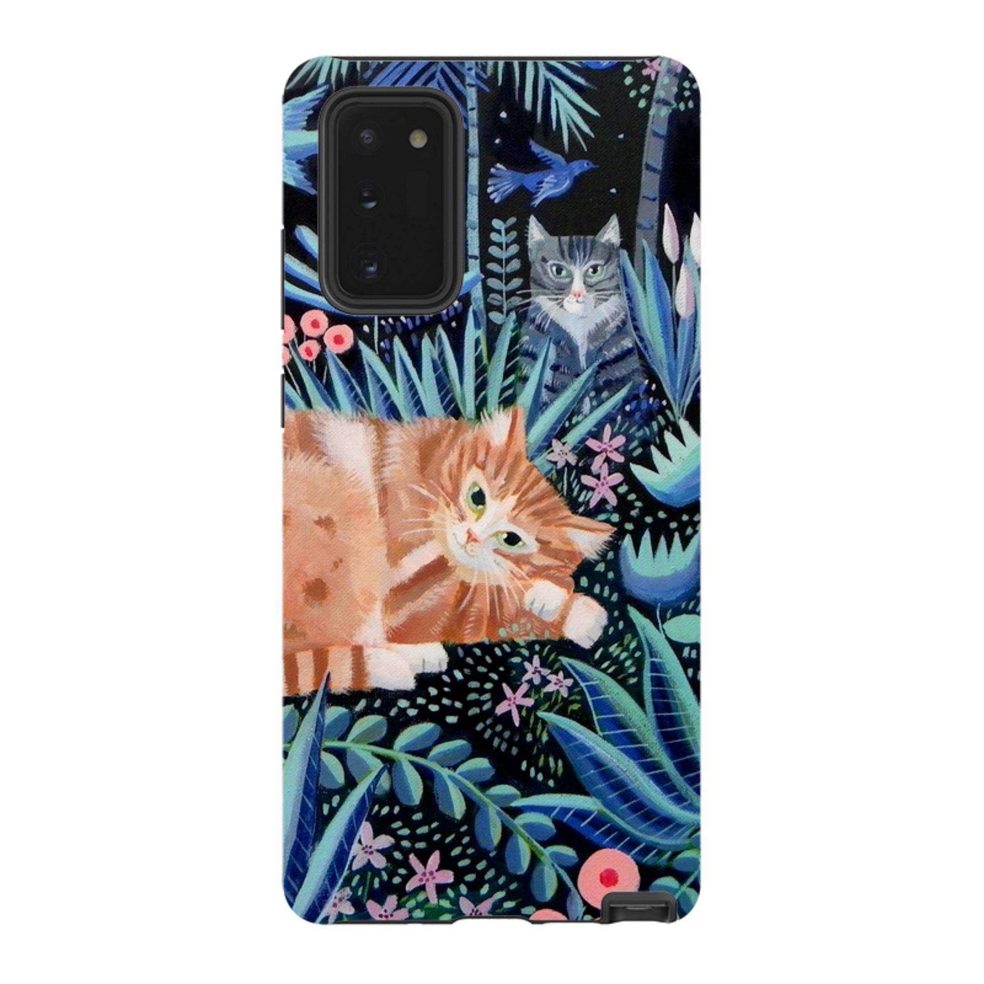 Samsung Tough Case - Night Cats By Mary Stubberfield
