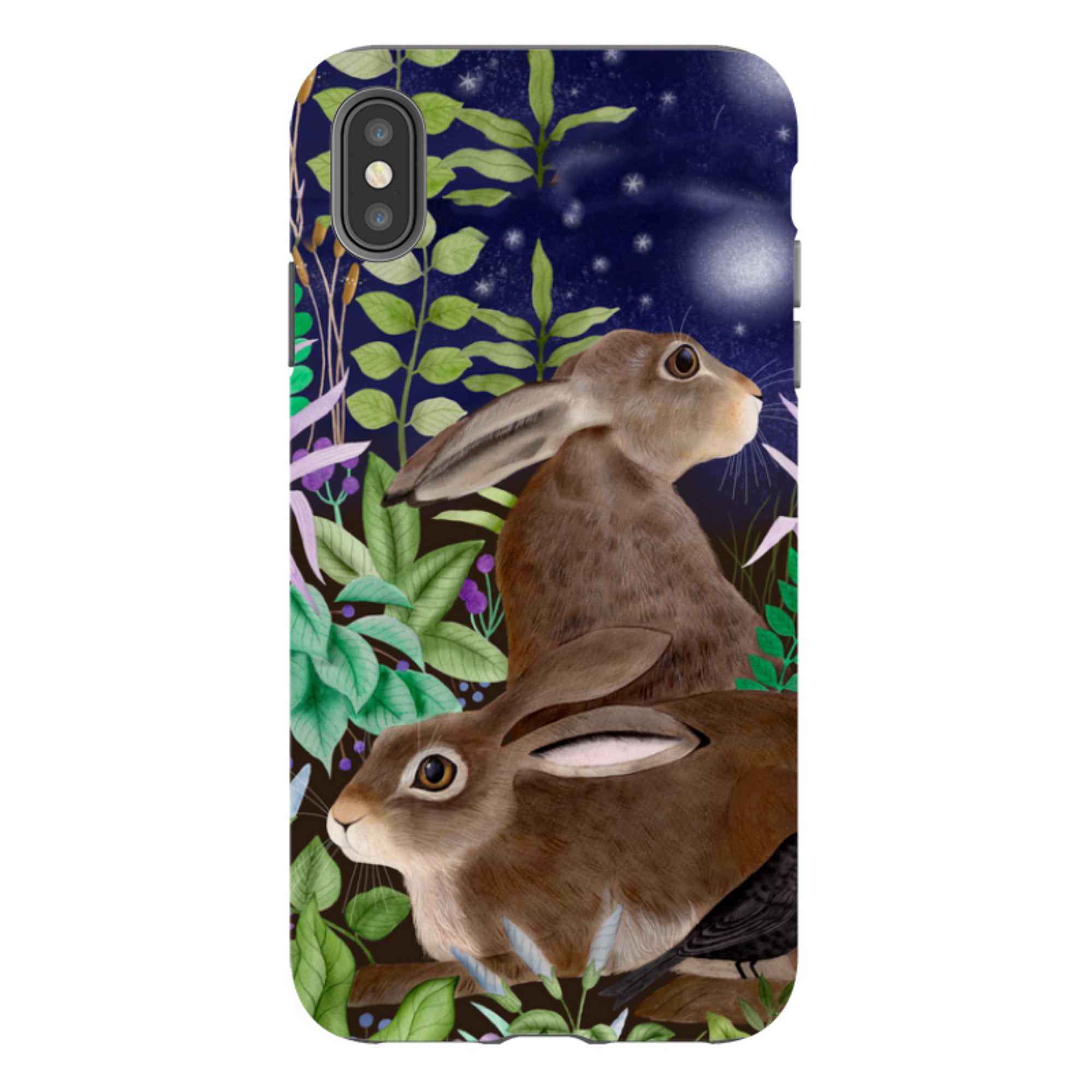 iPhone Tough Case - Hares By Bex Parkin