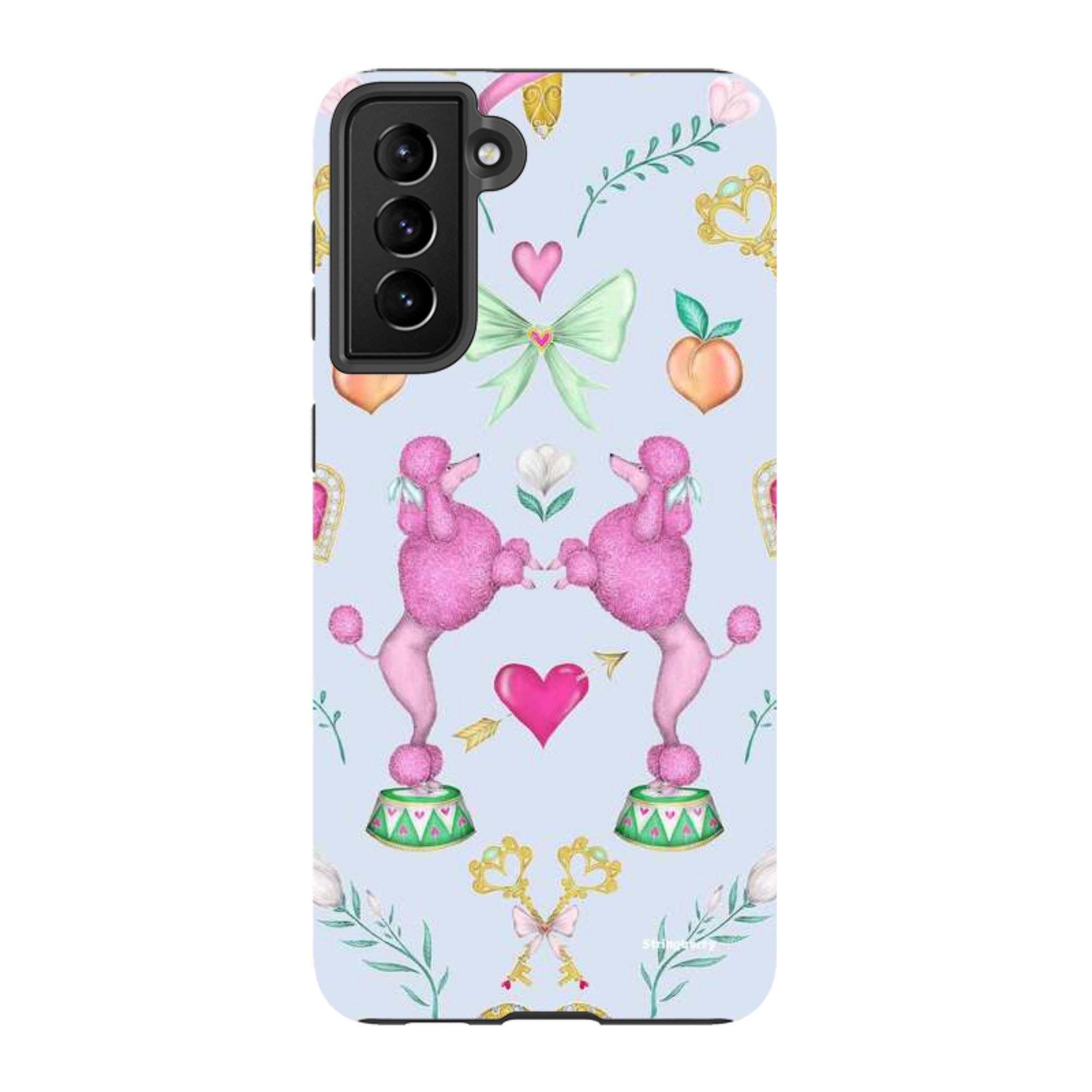 Samsung Tough Case - Pink Poodle Parlour Powder By Catherine Rowe