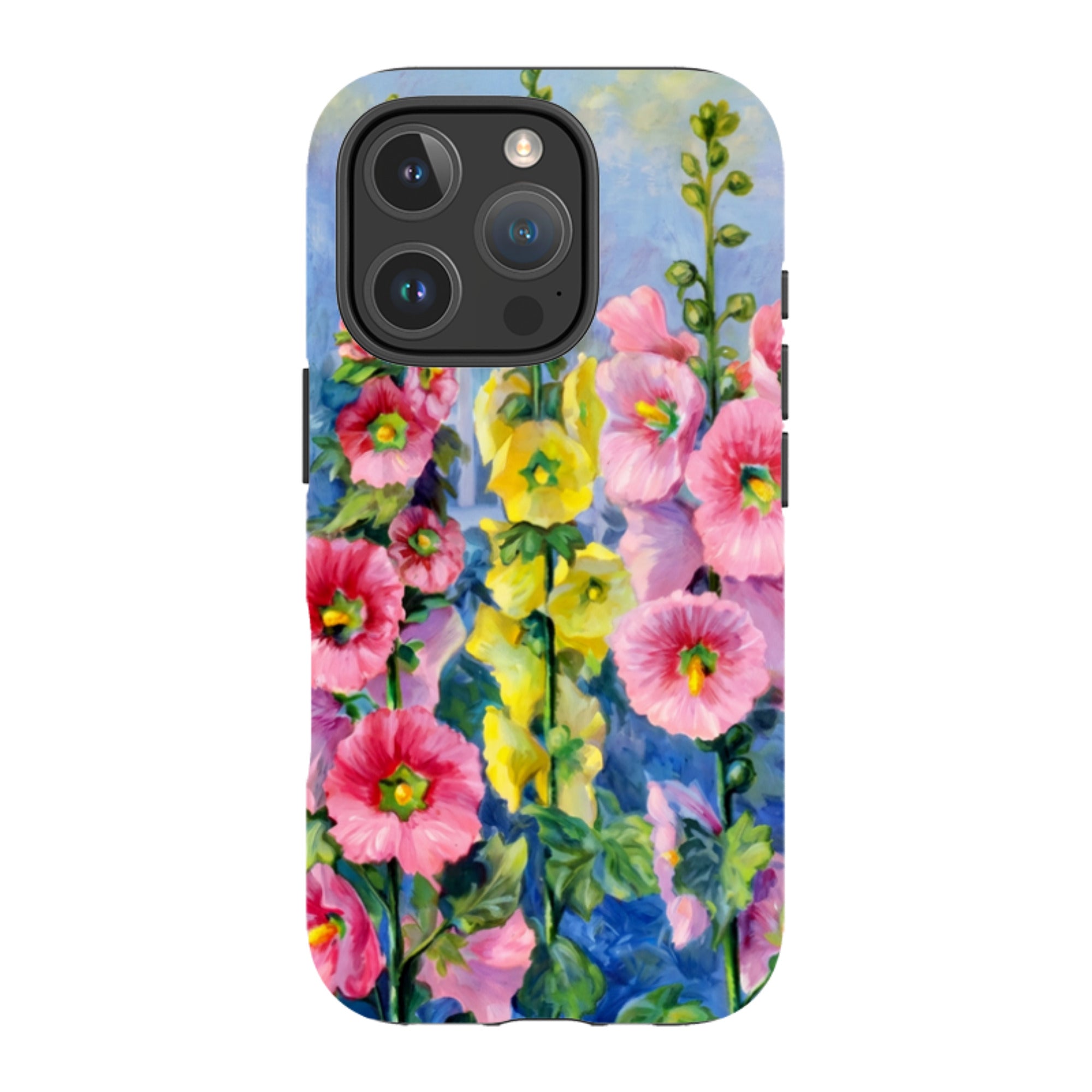 iPhone MagSafe Tough Case - Hollyhock Garden