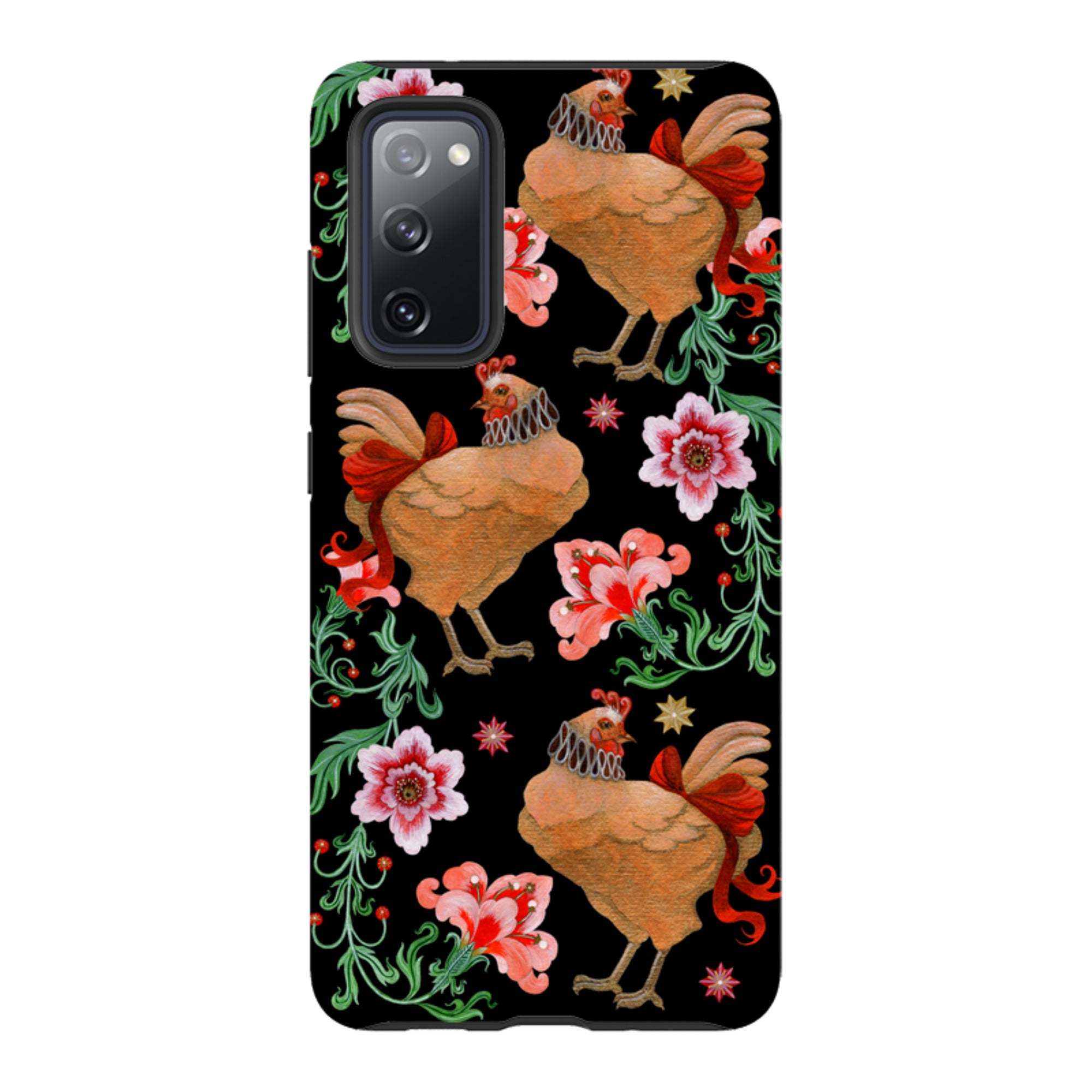 Samsung Tough  Case - Three French Hens By Maria Matos