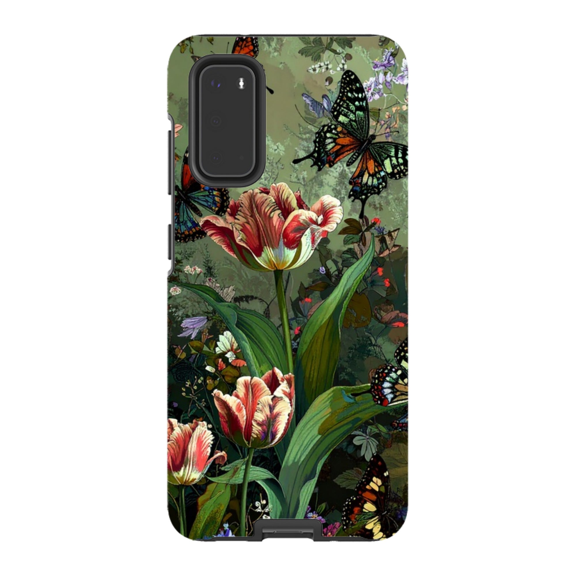 Samsung Tough Case - Green Vyne Butterflies