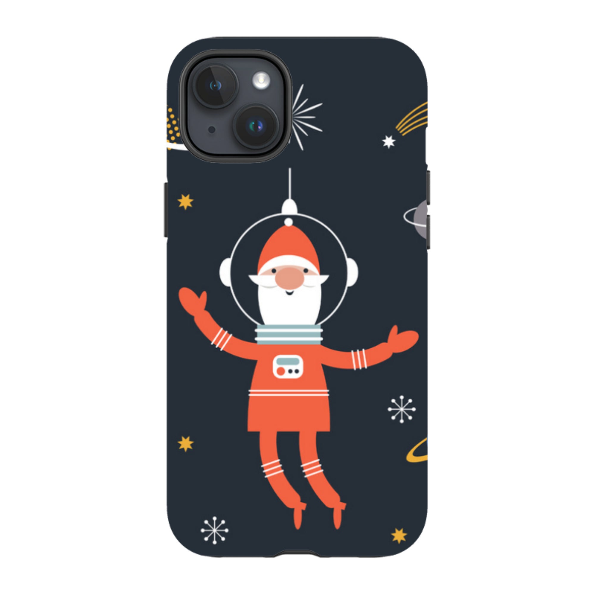 iPhone Tough Case - Cosmic Santa