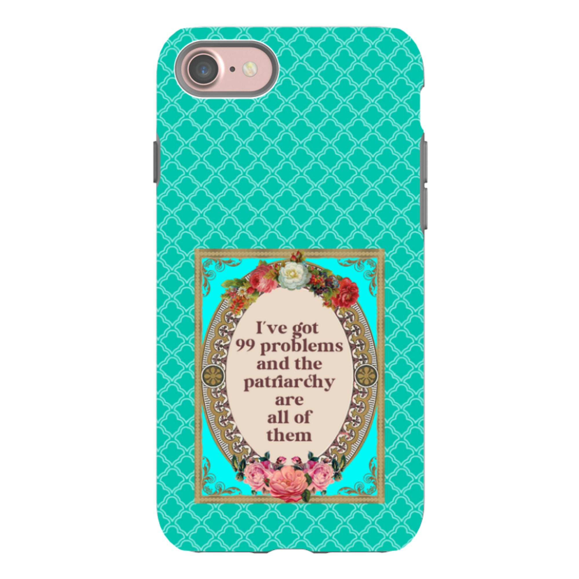 iPhone Tough Case - 99 Problems By Clare Jordan