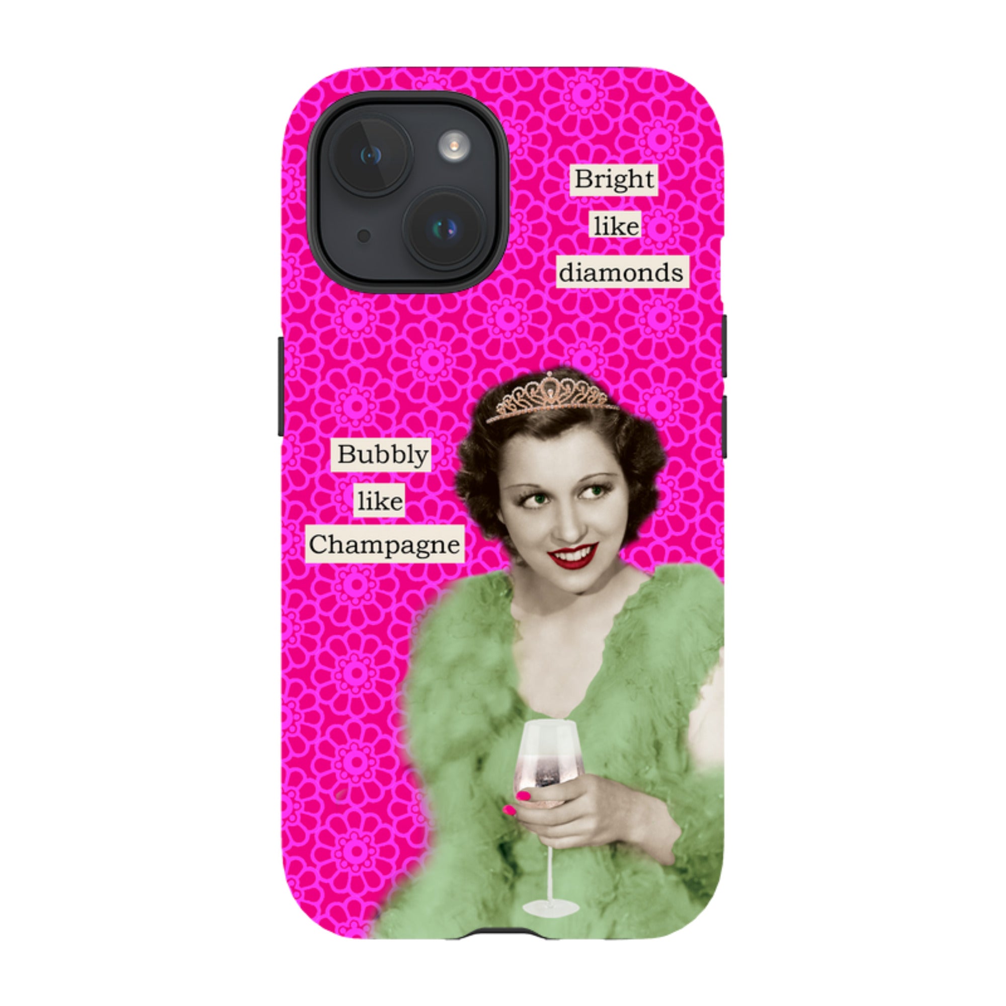 iPhone Tough Case - Bright Like Diamonds By Clare Jordan
