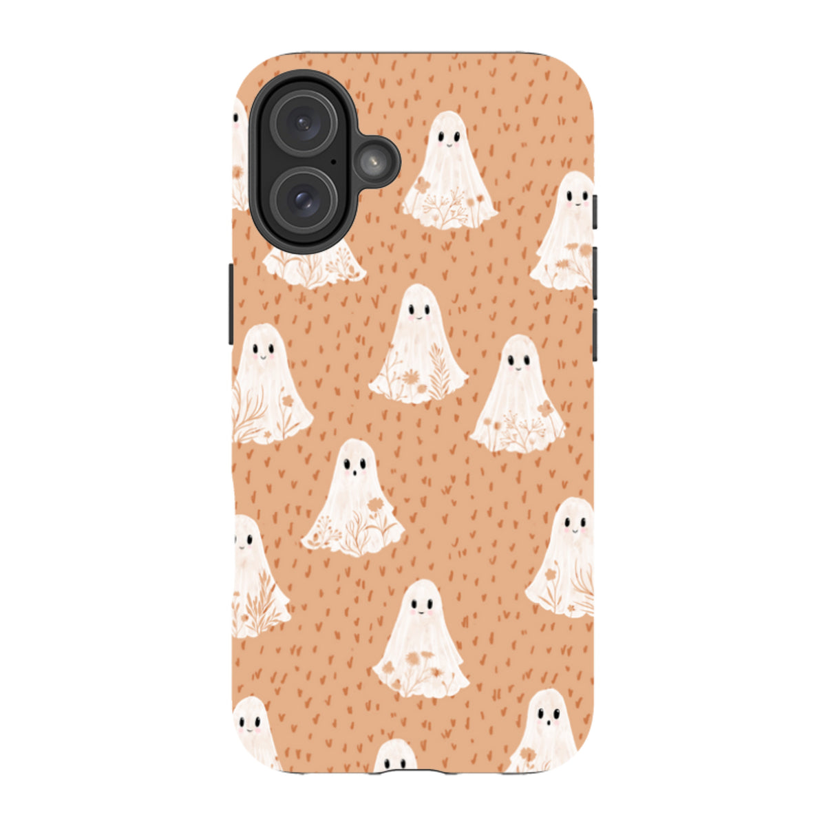 iPhone Tough Case - Floral Ghosts - Cider Clay By Katherine Quinn