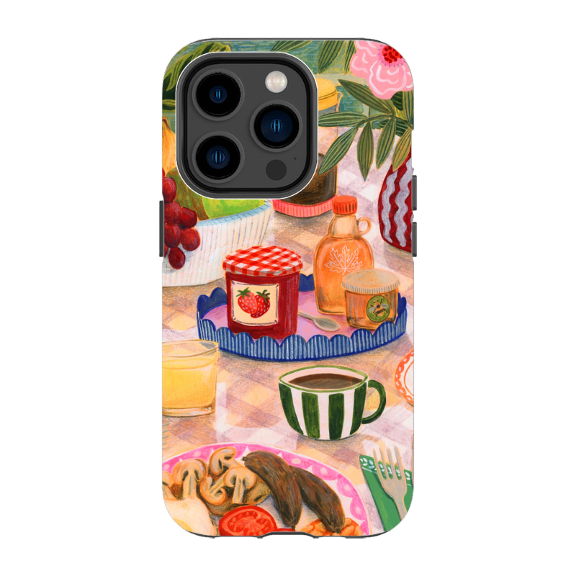 iPhone Tough Case - Holiday Breakfast By Lee Foster Wilson