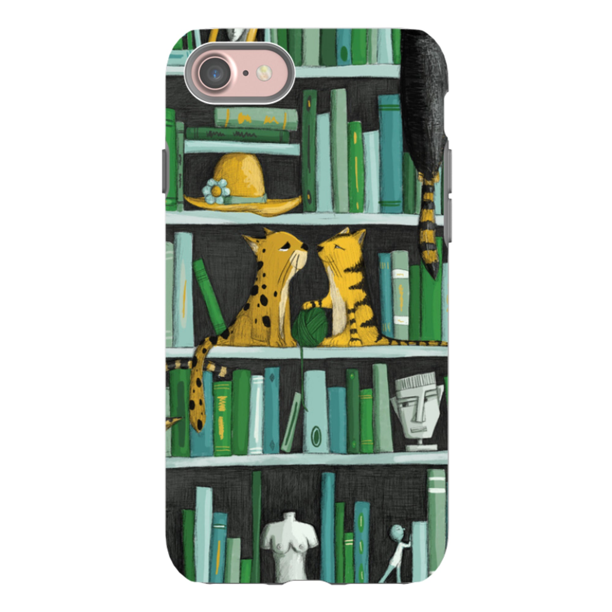 iPhone Tough Case - Library Friends By Maja Lindberg