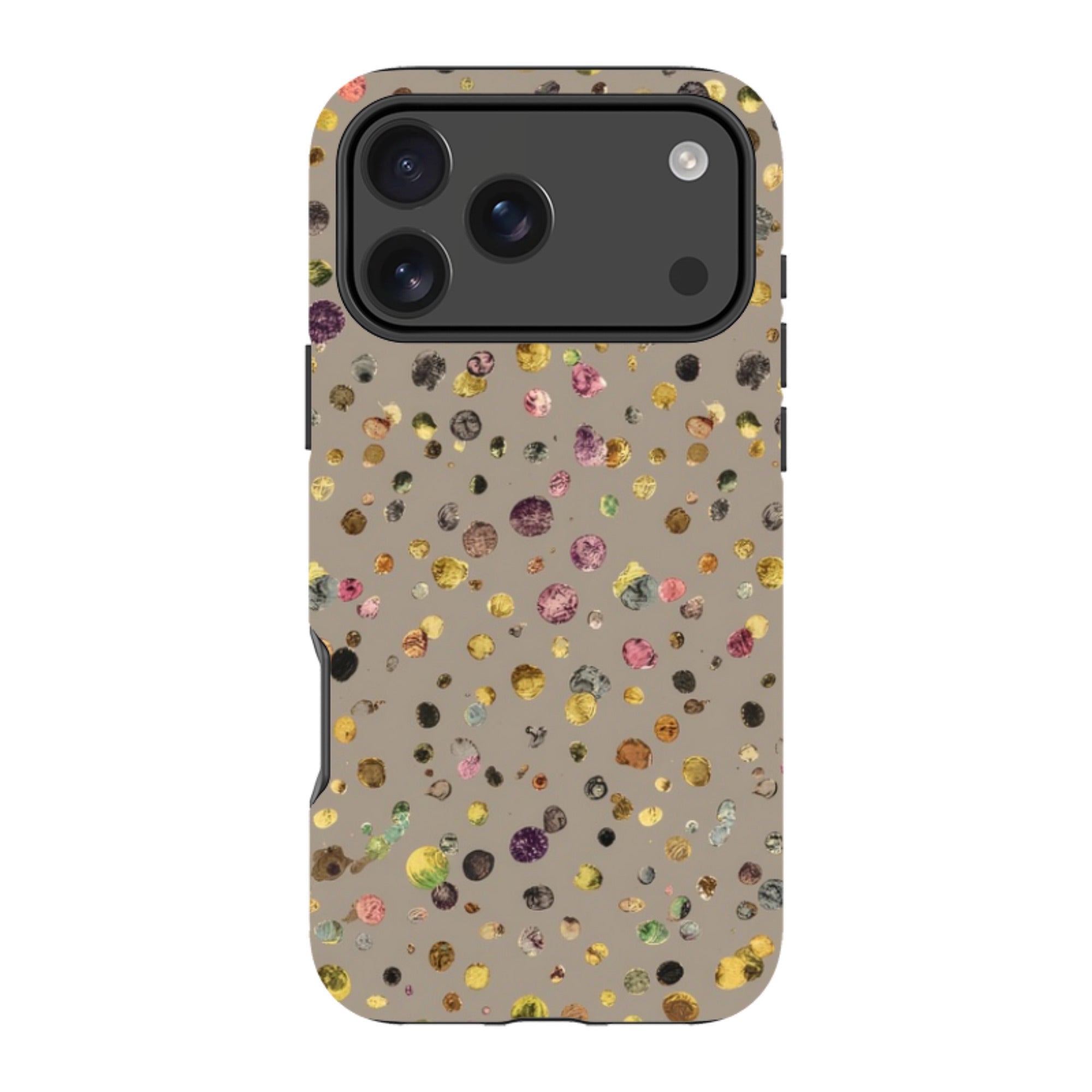 iPhone Case - Grey Polka