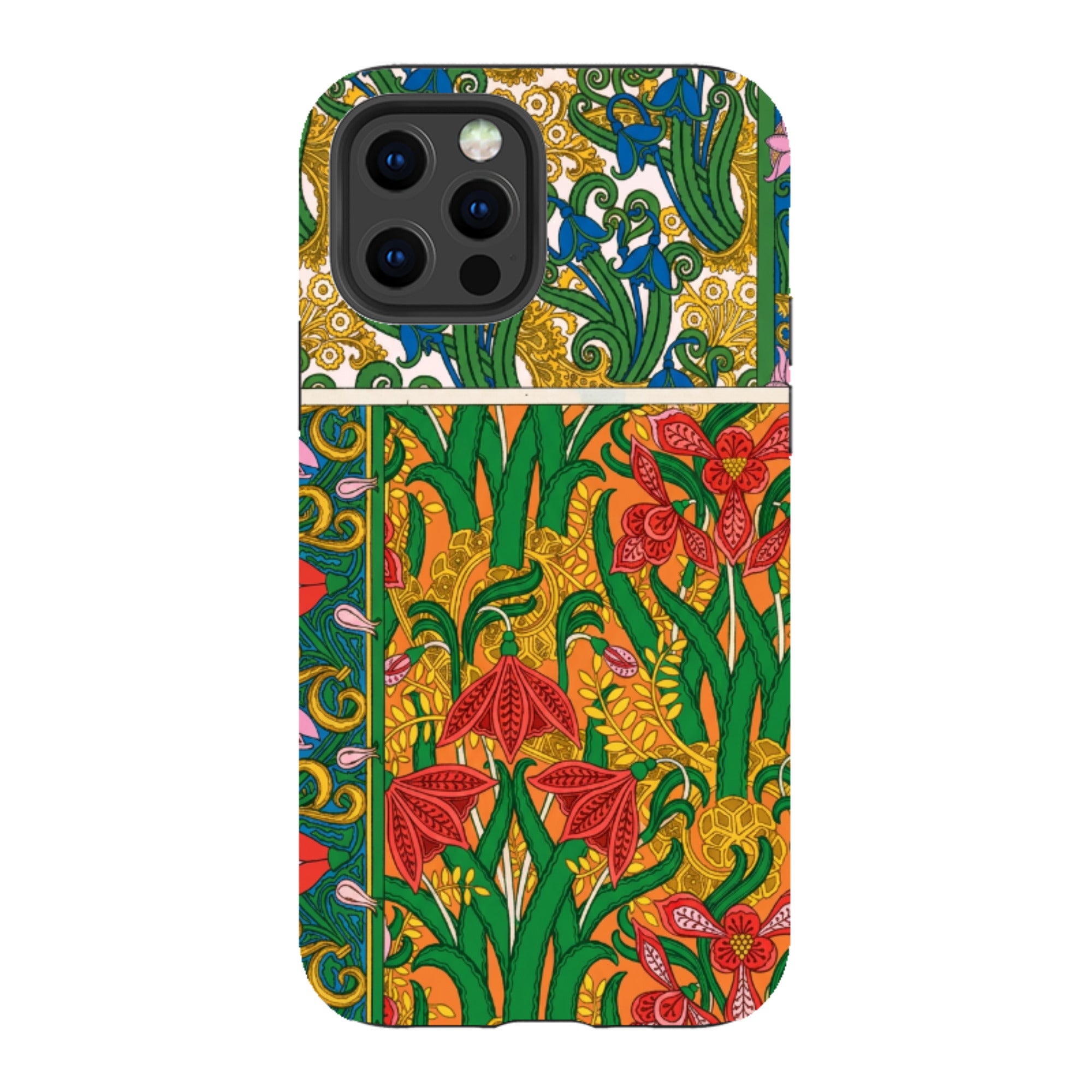 iPhone Tough Case - Vintage Art Nouveau Lily