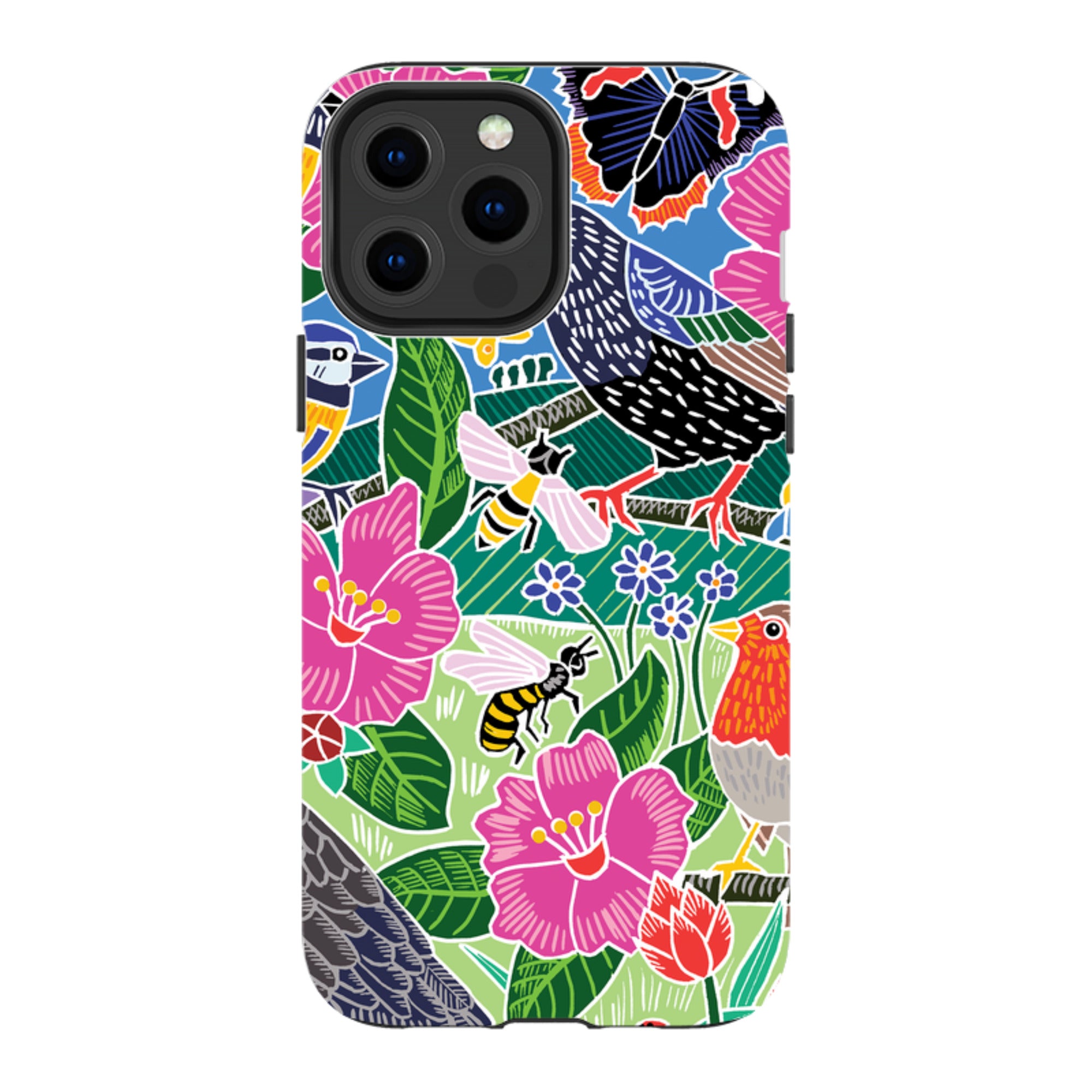iPhone Tough Case - Garden Bird Jigsaw A By Kate Heiss