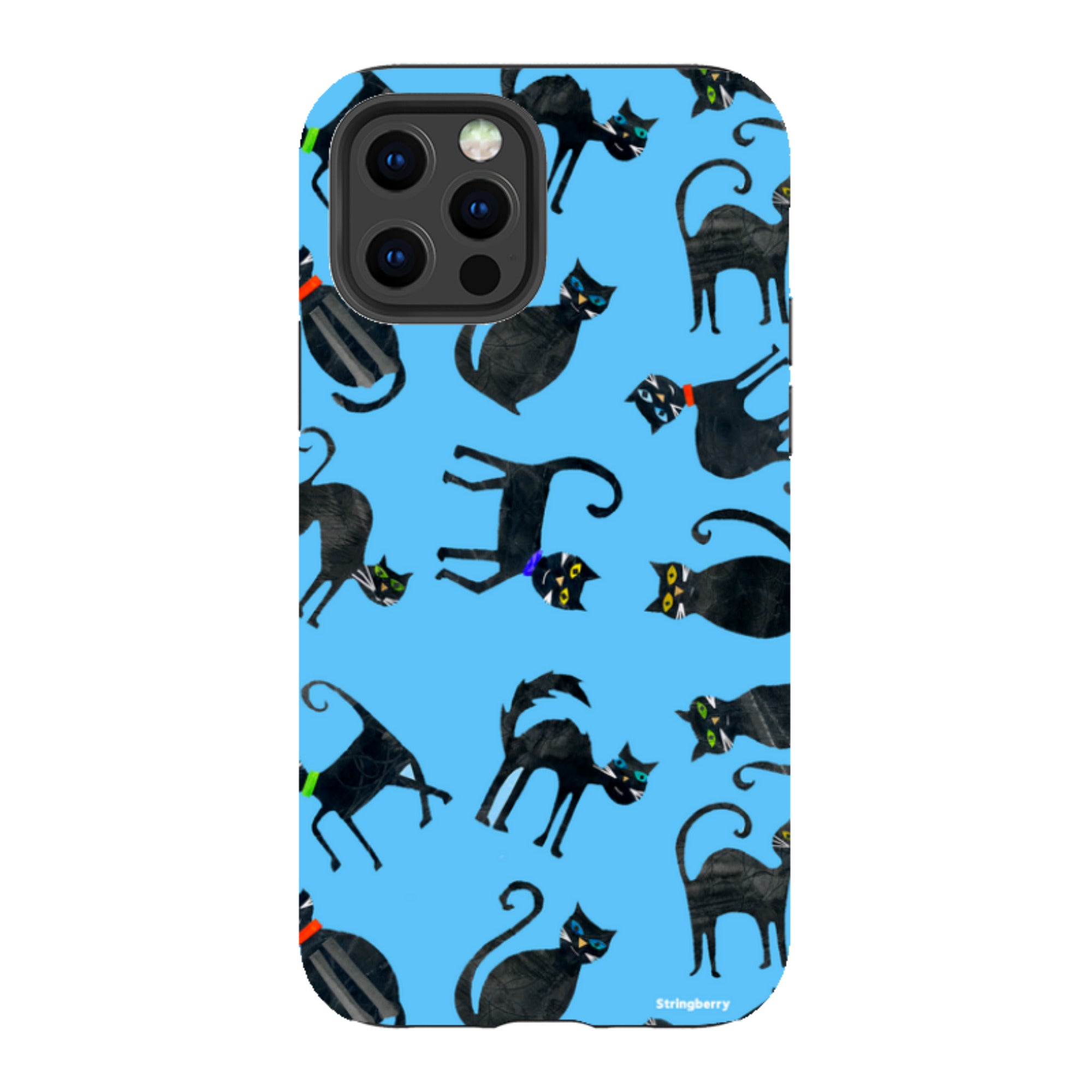 iPhone Tough Case - Tossed Cats By Tracey English