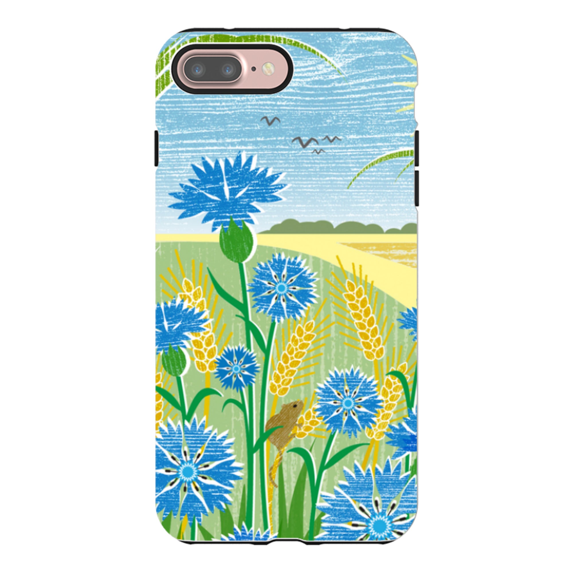 iPhone Tough Case - Cornflowers By Liane Payne