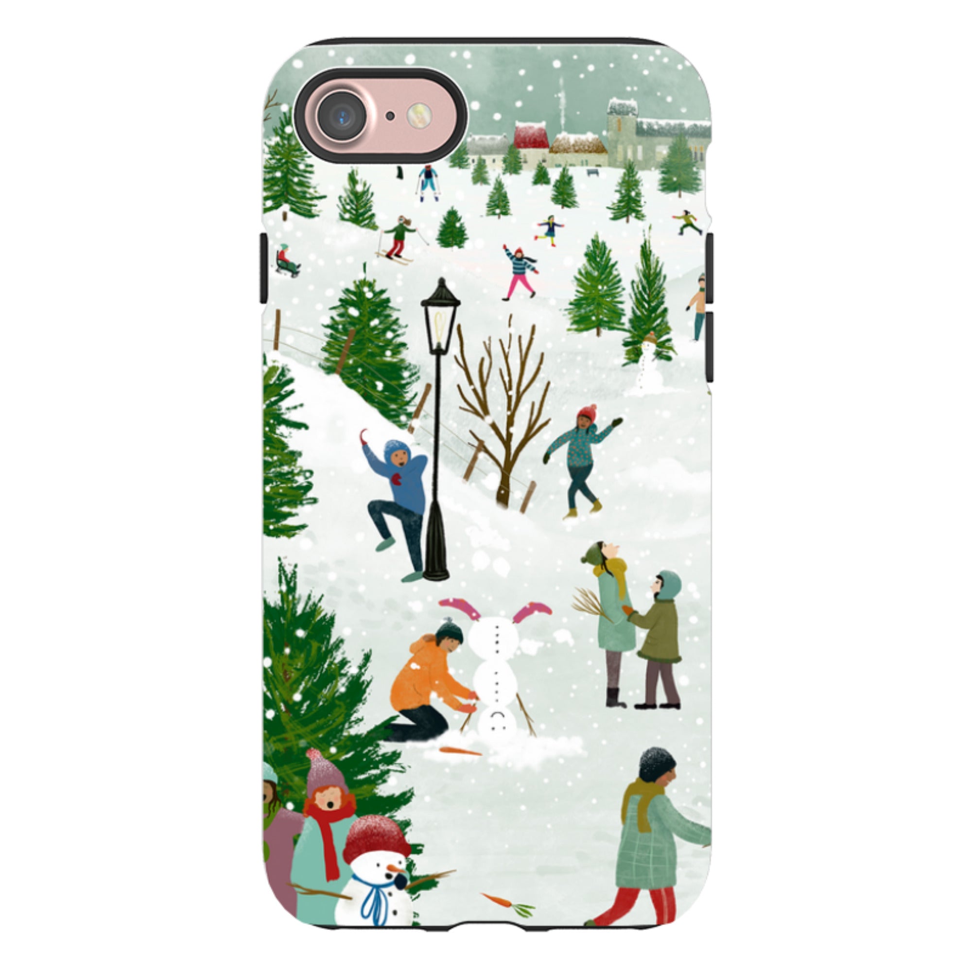 iPhone Tough Case - Let It Snow By Katherine Quinn