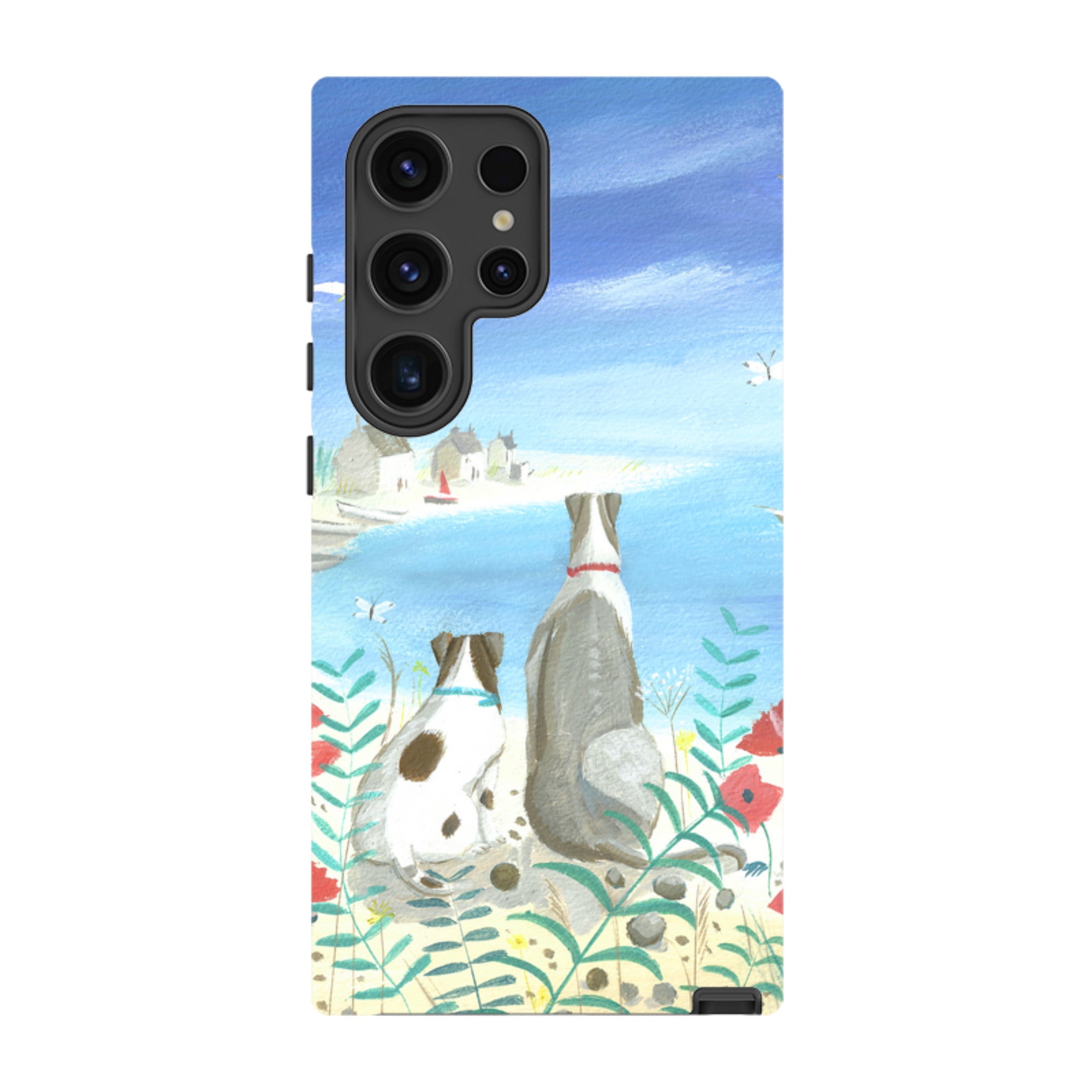 Samsung Tough Case - Beach Dogs By Mary Stubberfield